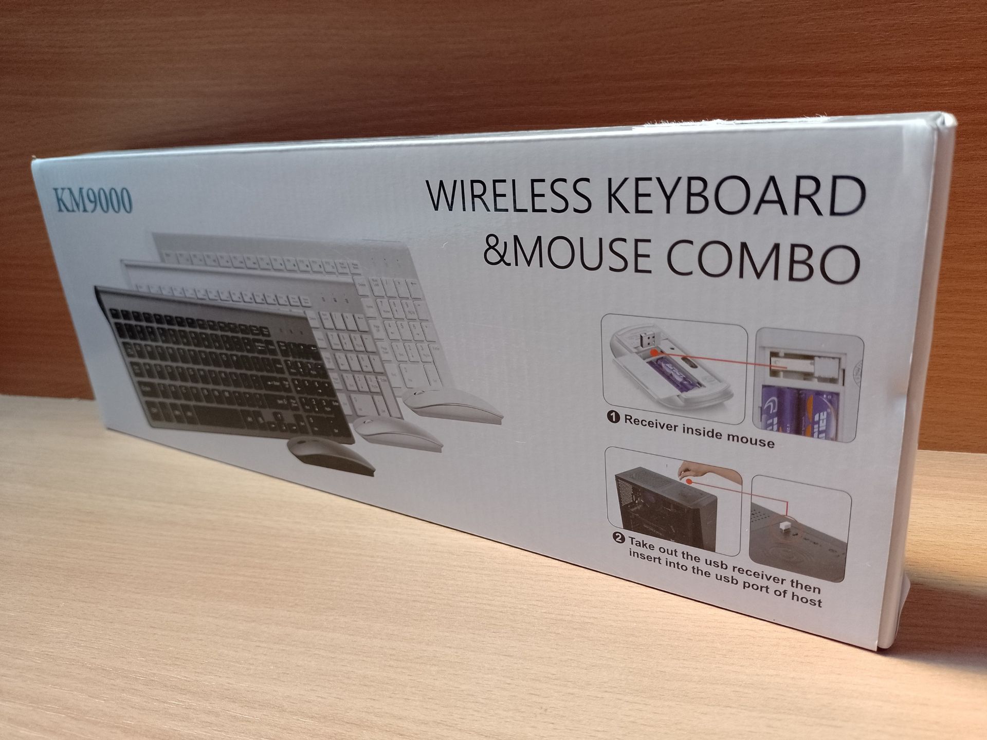 RRP £34.36 Wireless Keyboard and Mouse Ultra Slim Combo - Image 2 of 2