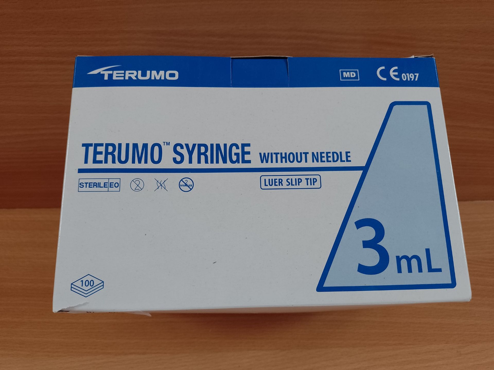 RRP £11.75 Terumo 3 ml Disposable Syringe (Box of 100 ) - Image 2 of 2