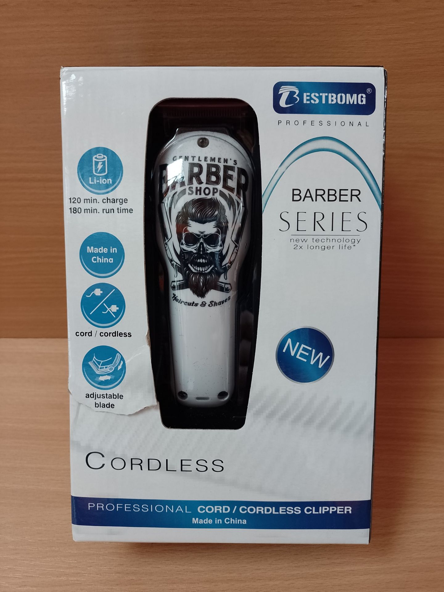 RRP £43.54 BESTBOMG Professional Hair Clipper Men - Image 2 of 2