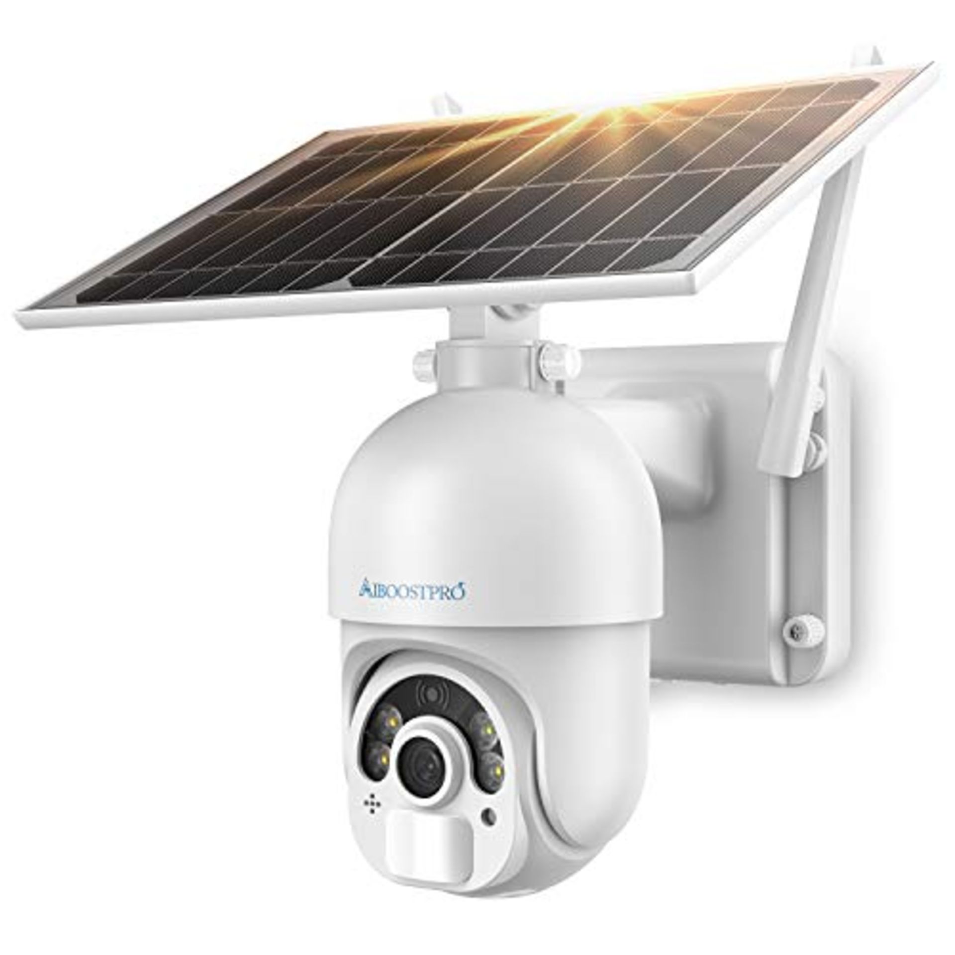 RRP £123.79 Pan Tilt Solar Security Camera Outdoor Wireless with