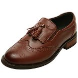 RRP £44.76 rismart Women's Brogue Pointed Toe Wingtips Leather