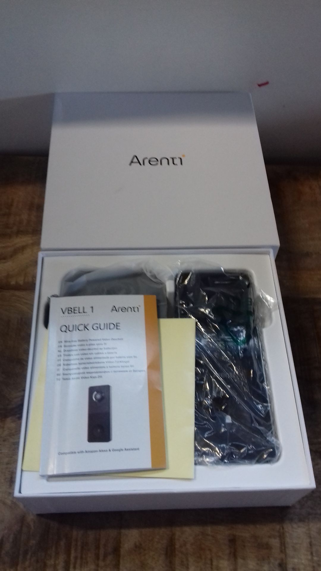 RRP £97.35 ARENTI 2K Video Doorbell Wireless with Chime - Image 2 of 2
