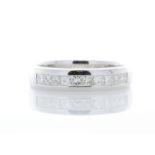 18ct White Gold Diamond Channel Set Half Eternity Ring 0.50 Carats - Valued By GIE £4,125.00 - Ten