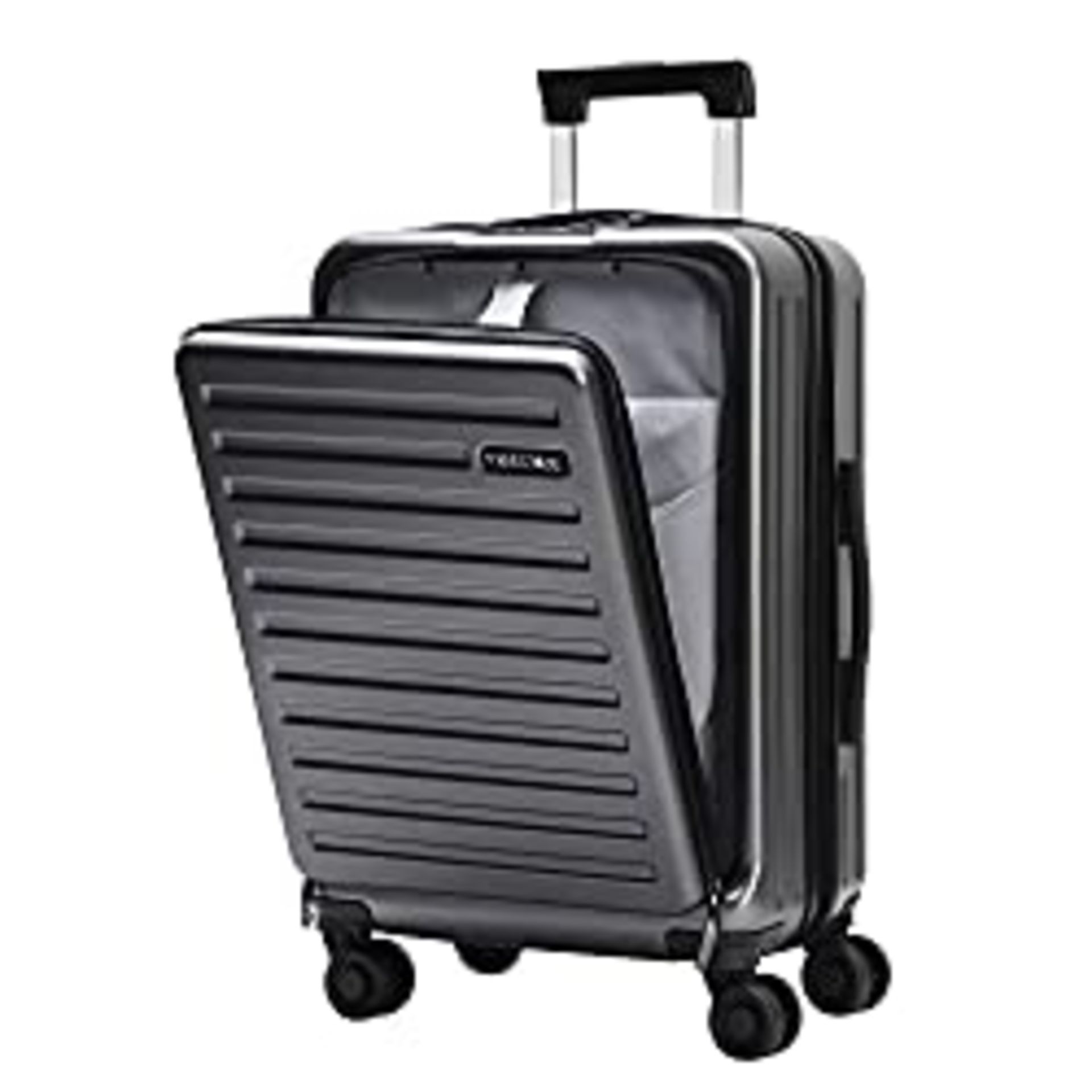 RRP £100.49 TydeCkare 20 Inch Carrry On Luggage with Front Zipper Pocket