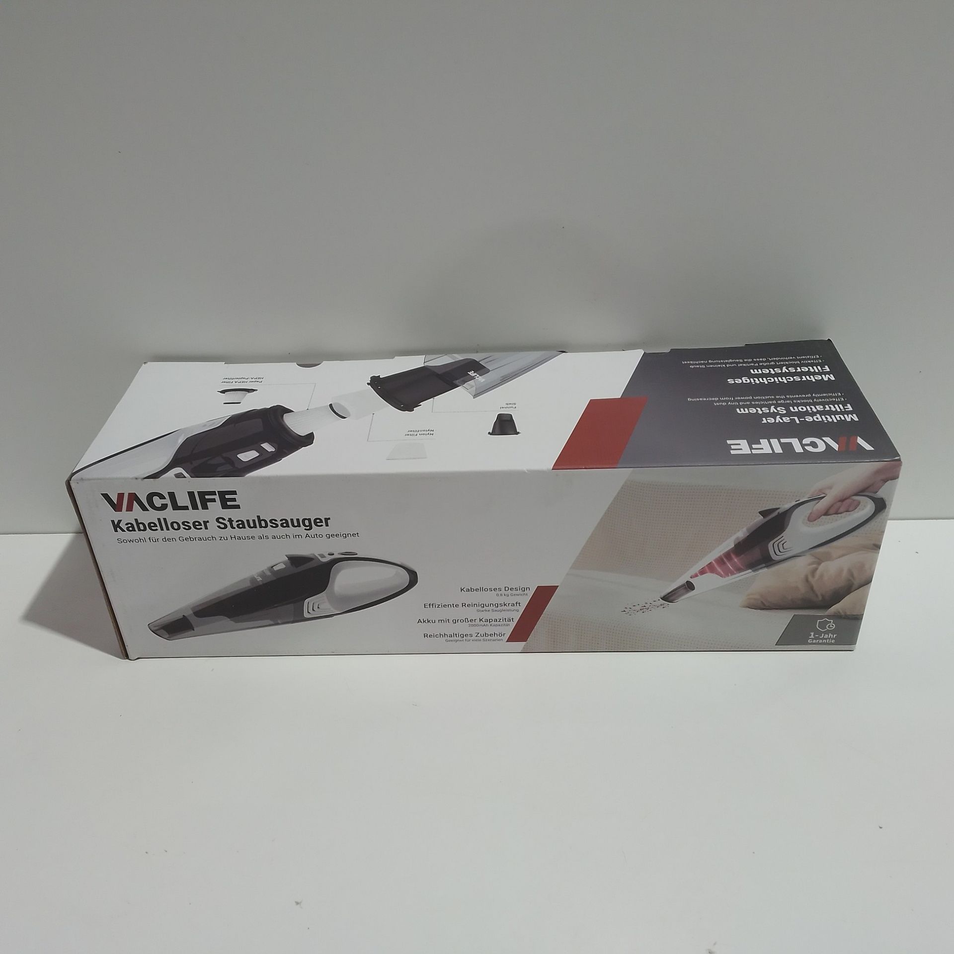 RRP £37.95 VacLife Handheld Vacuum - Image 2 of 2