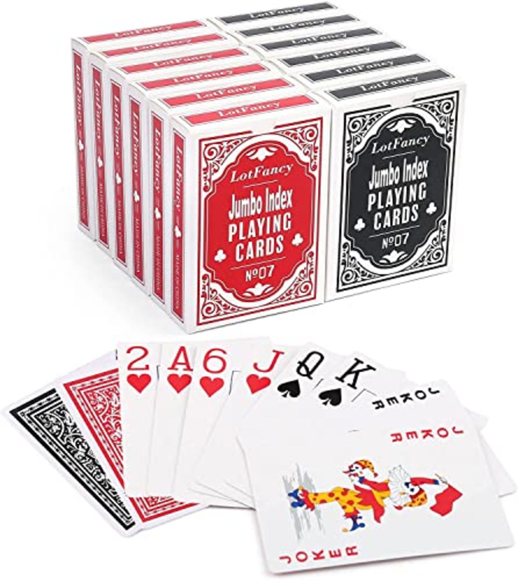 RRP £13.98 LotFancy Playing Cards 12 Packs