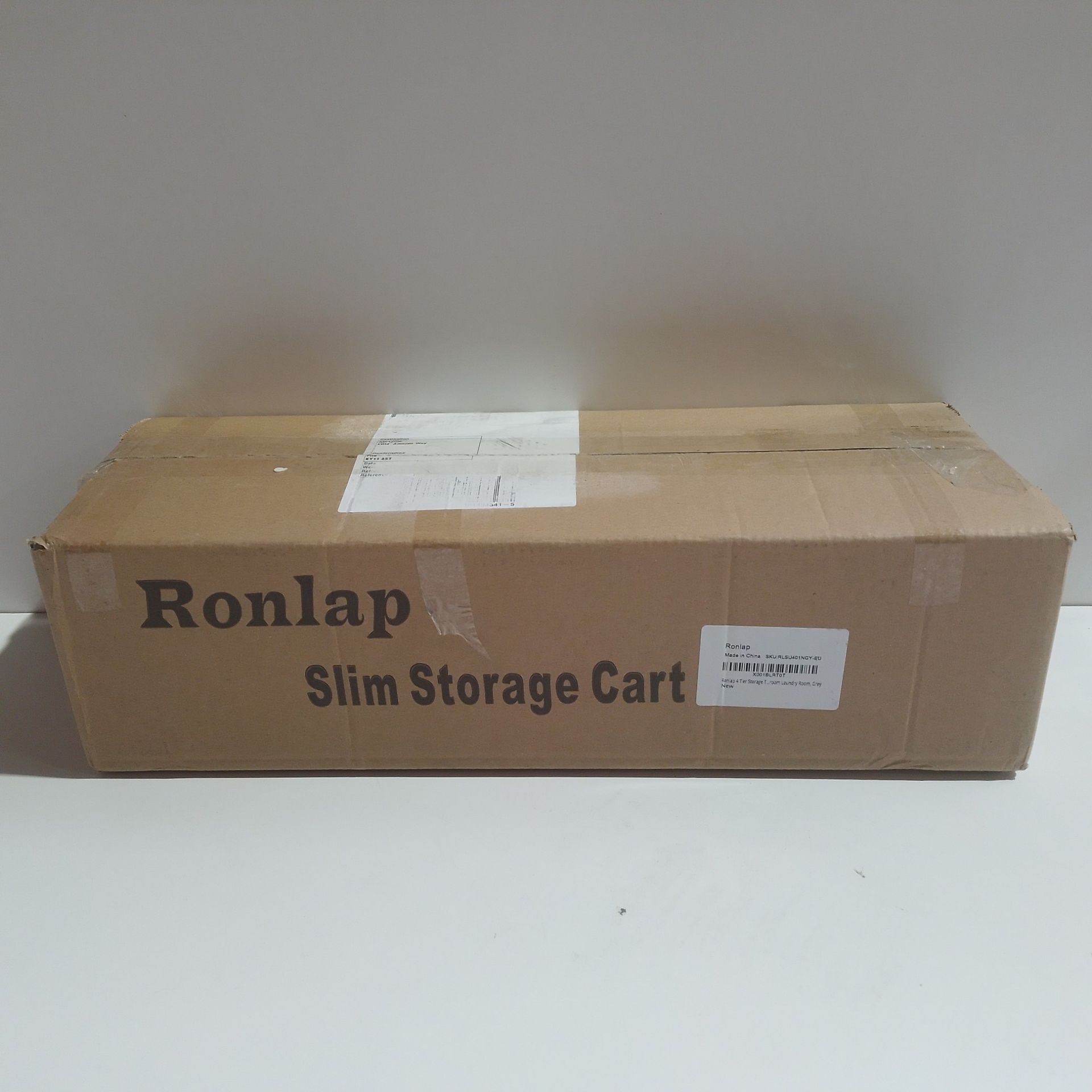 RRP £21.87 Ronlap 4 Tier Storage Trolley On Wheels - Image 2 of 2