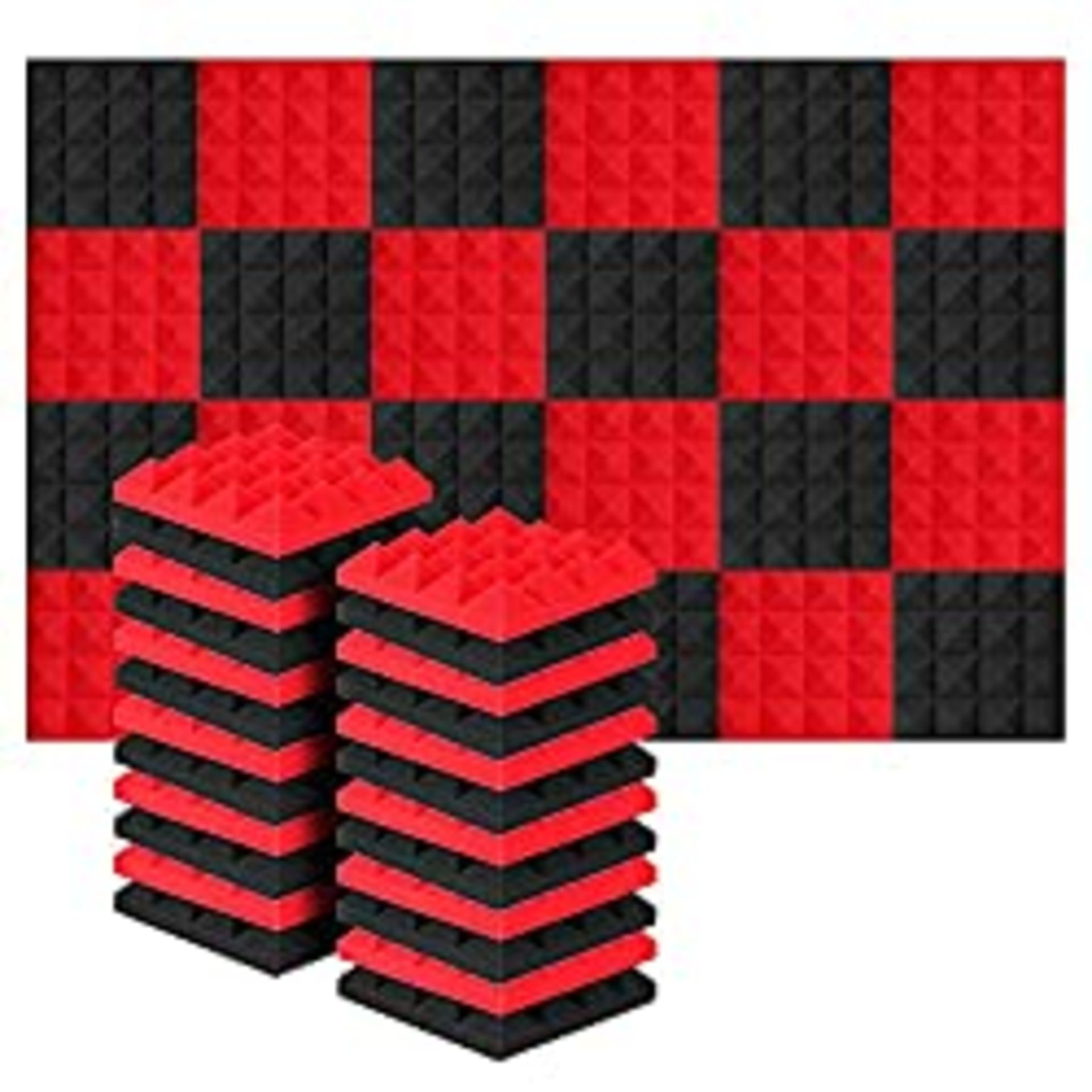 RRP £27.50 AGPtEK Acoustic Foam Tiles