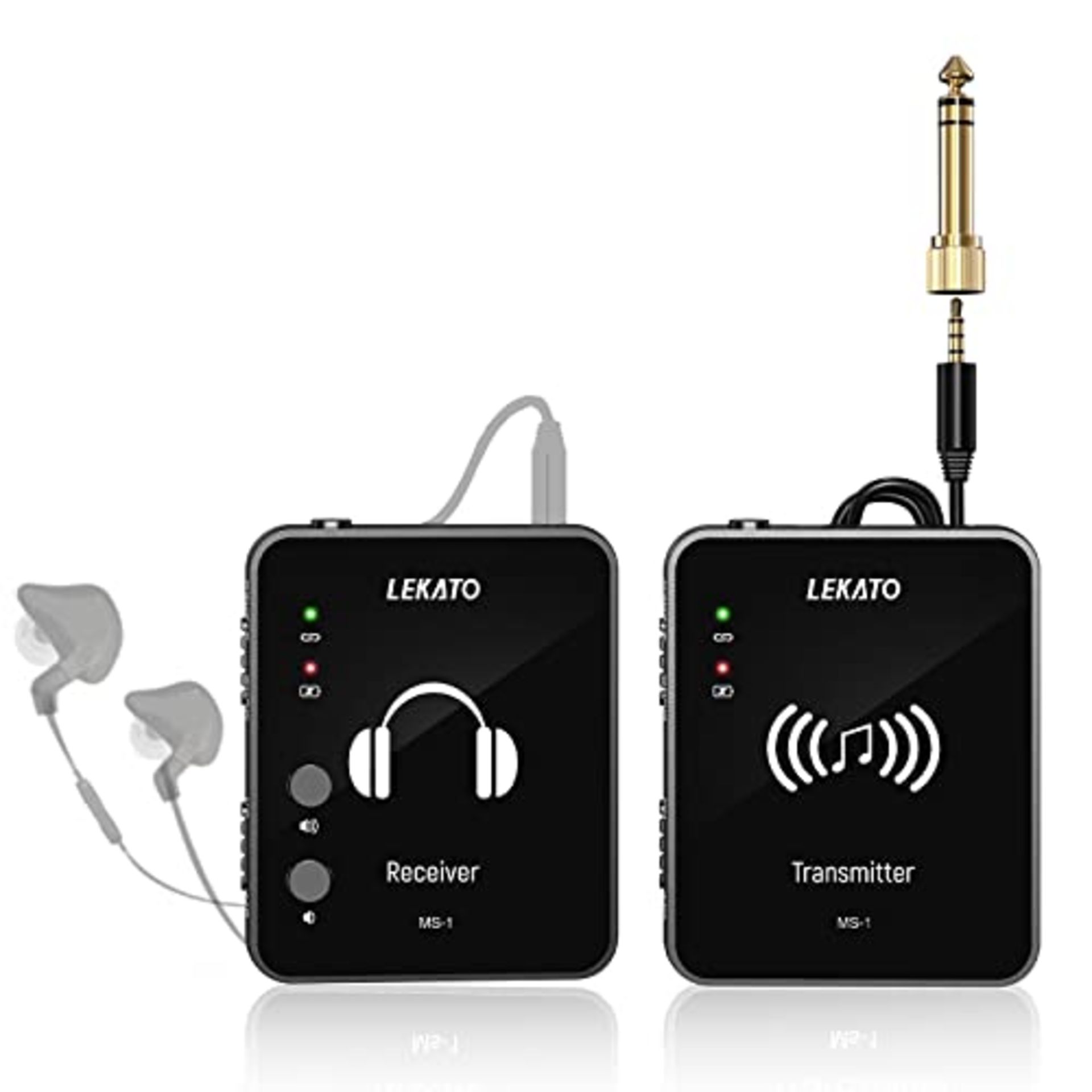 RRP £78.11 LEKATO MS-1 Wireless in-Ear Monitor System Transmitter