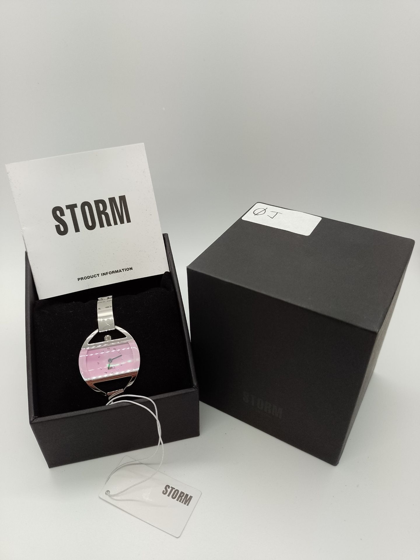 RRP £122.82 STORM Temptress Charm Lazer Pink Women's Watch with Unique Curved dial - Image 2 of 2