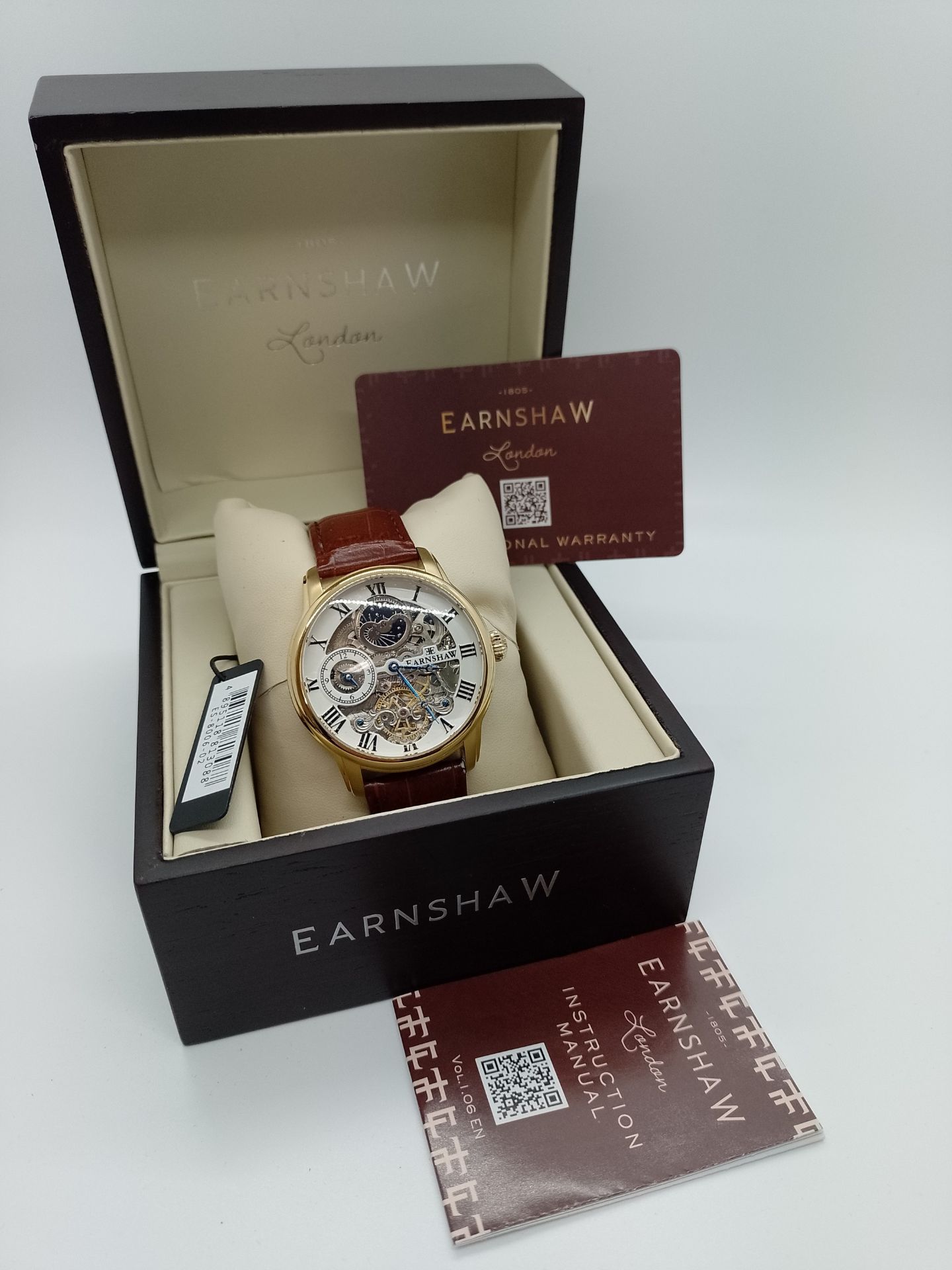 RRP £122.82 Thomas Earnshaw Men's Longitude Automatic Watch with - Image 2 of 2