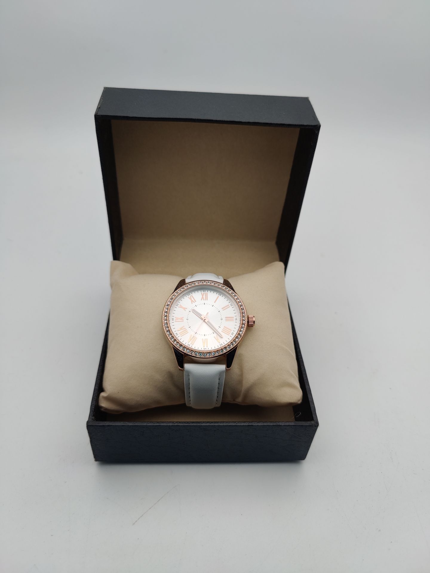 RRP £25.67 BRAND NEW STOCK Women's Analogue Quartz Watch with Leather Strap for - Image 2 of 2