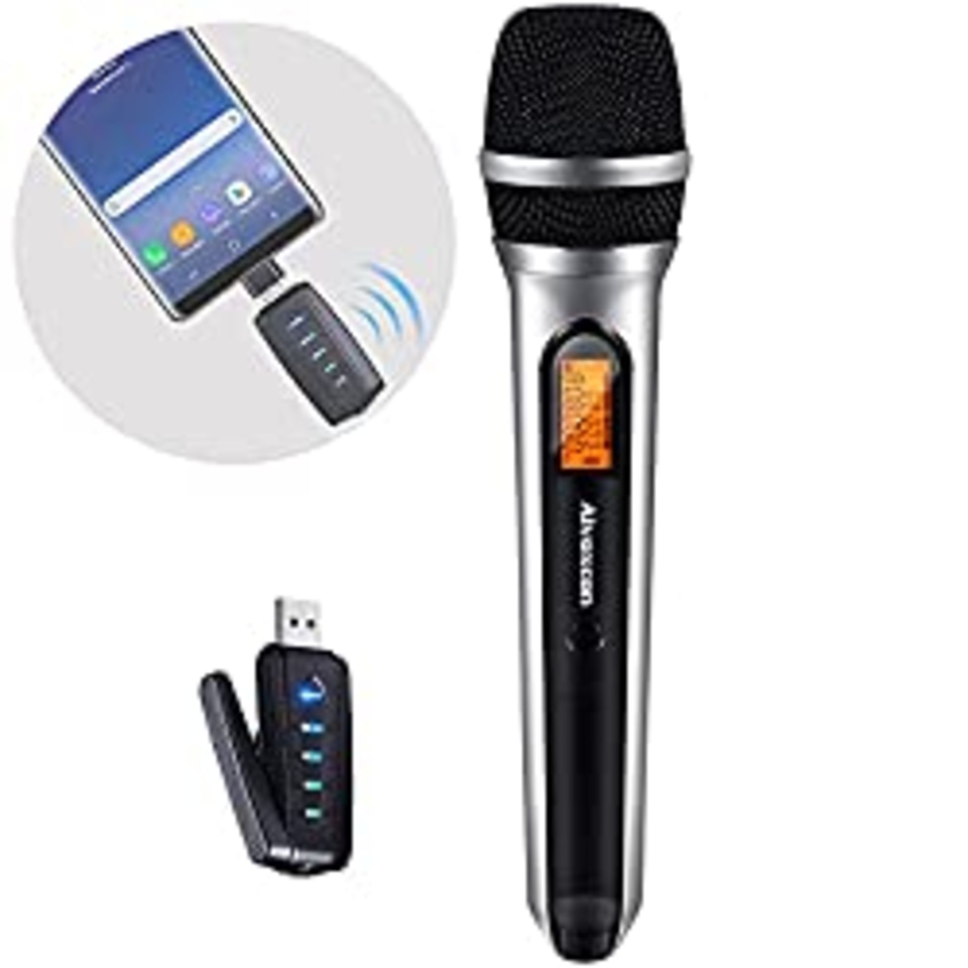 RRP £55.50 Alvoxcon USB Wireless Microphone