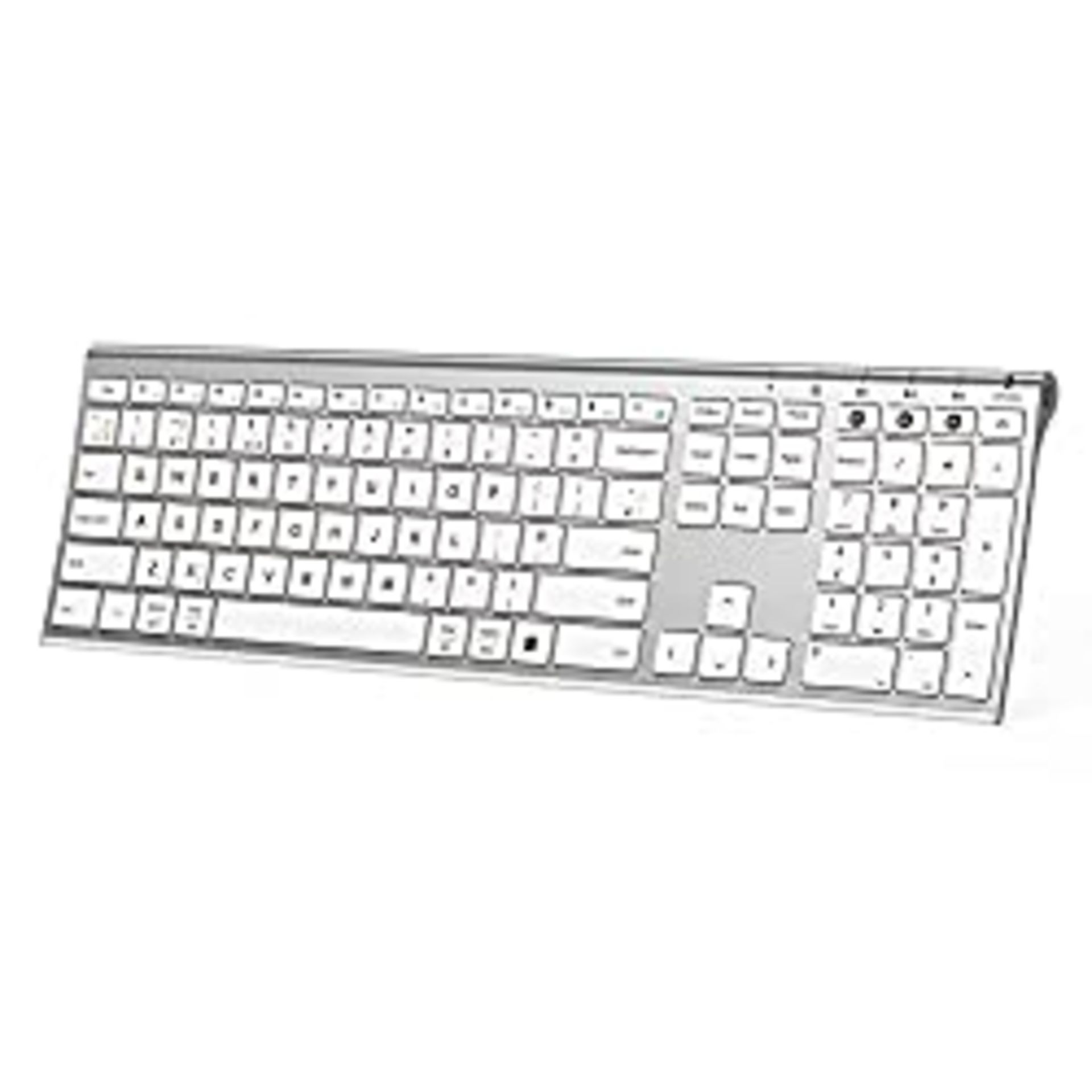 RRP £29.02 ASHU Multi Device Bluetooth Keyboard