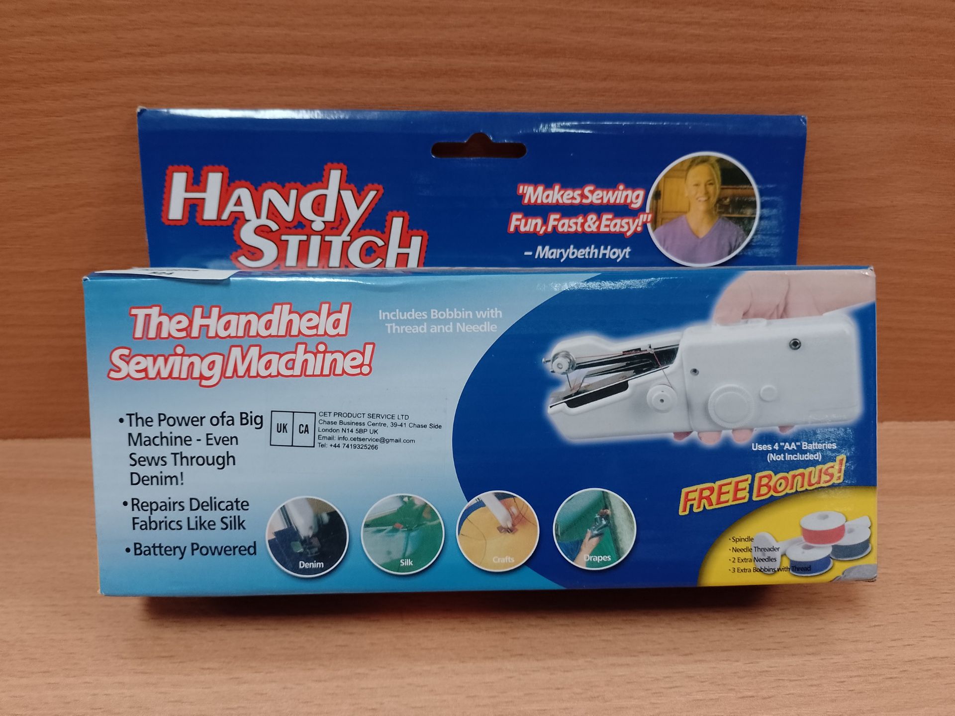 RRP £14.50 Handheld Sewing Machine - Image 2 of 2