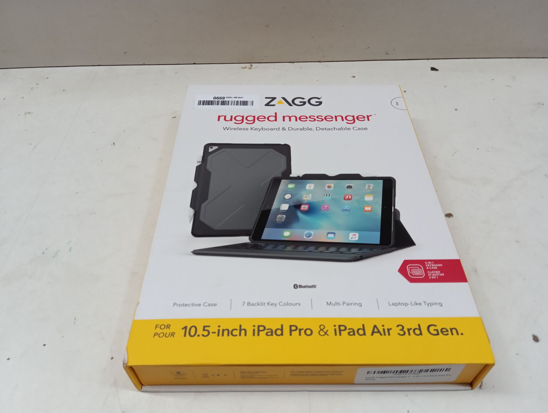 RRP £39.07 ZAGG Rugged Messenger Folio Case for 10.5-Inch iPad Pro