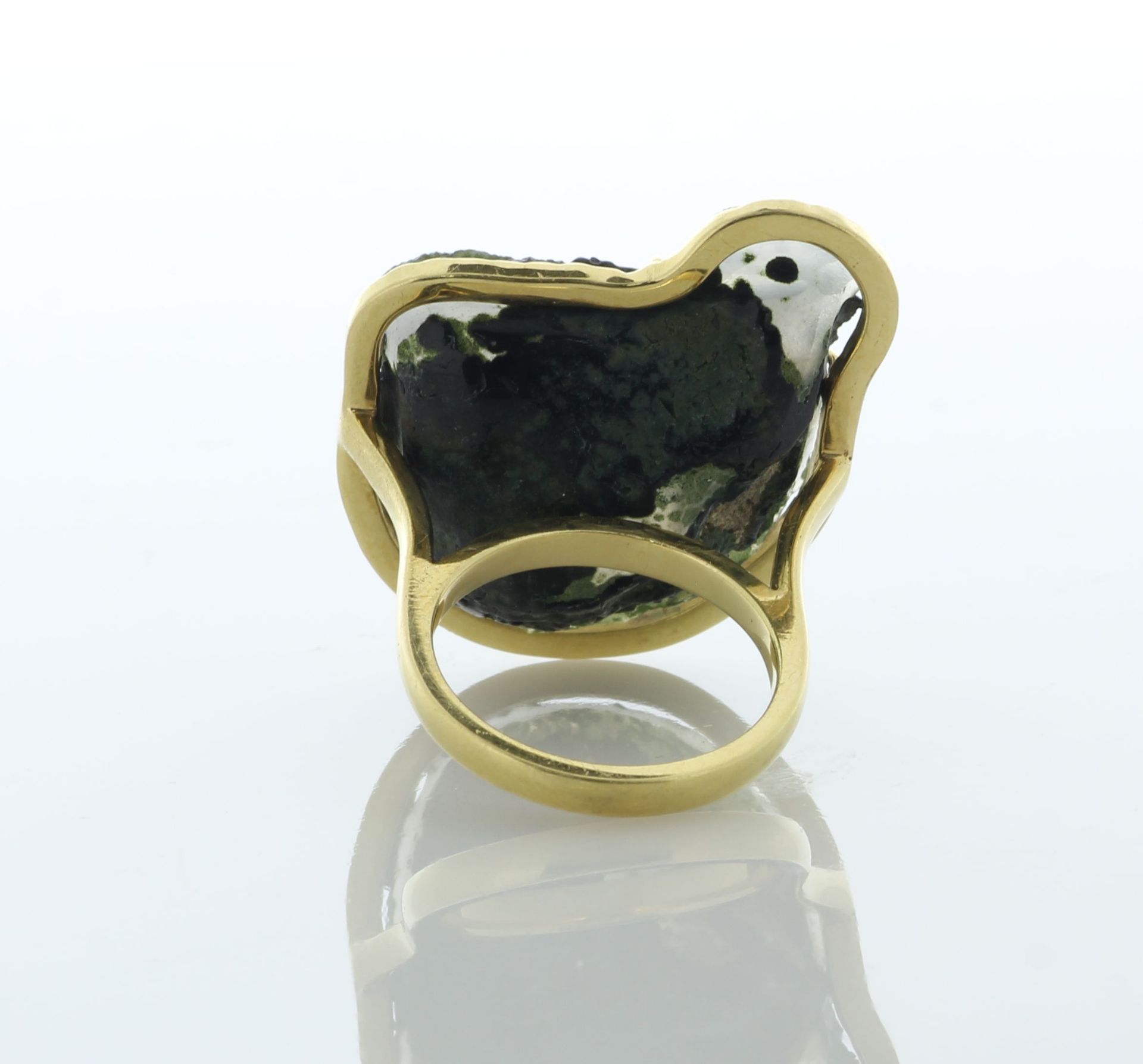 18ct Yellow Gold Diamond And Fossil Ring 0.60 Carats - Valued By AGI £7,560.00 - Image 3 of 5