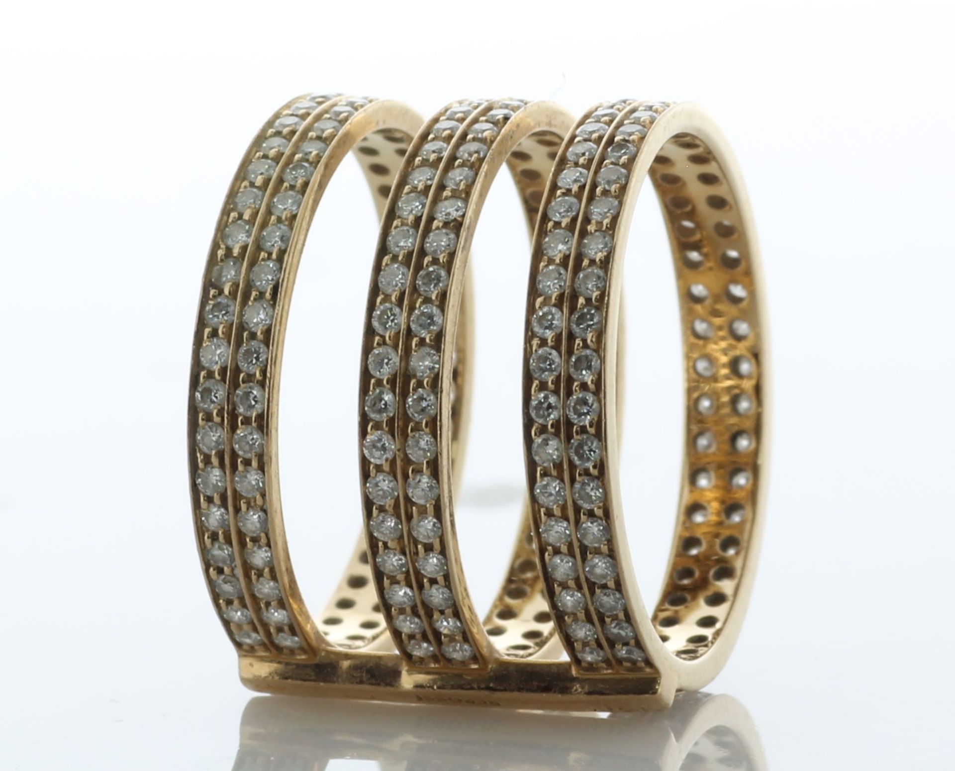 £12,950.00 18ct Rose Gold Repossi Diamond Ring 2.40 Carats