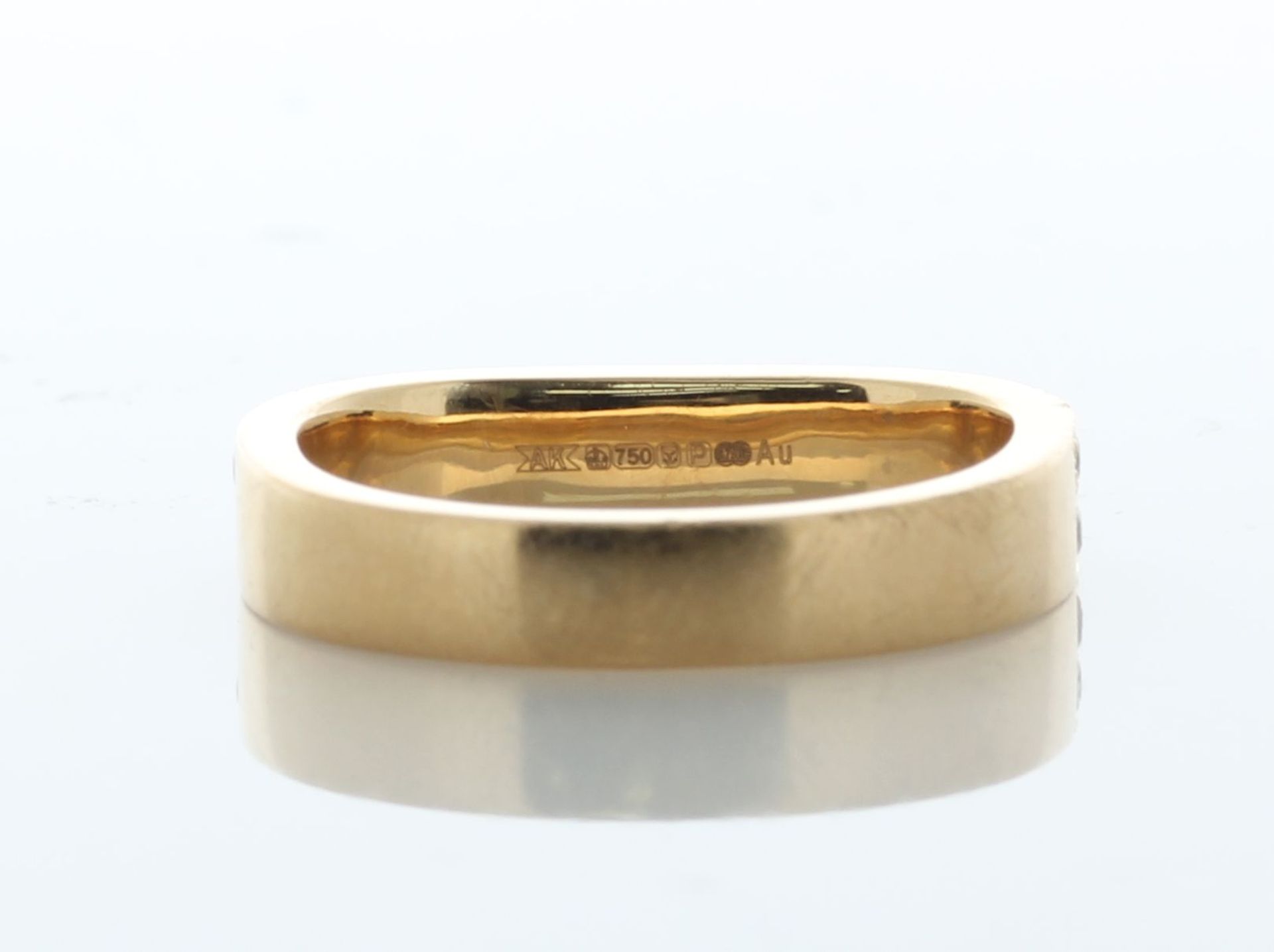 18ct Yellow Gold Diamond Half Eternity Anita Ko 'D' Ring 0.36 Carats - Valued By AGI £3,600.00 - Image 3 of 5