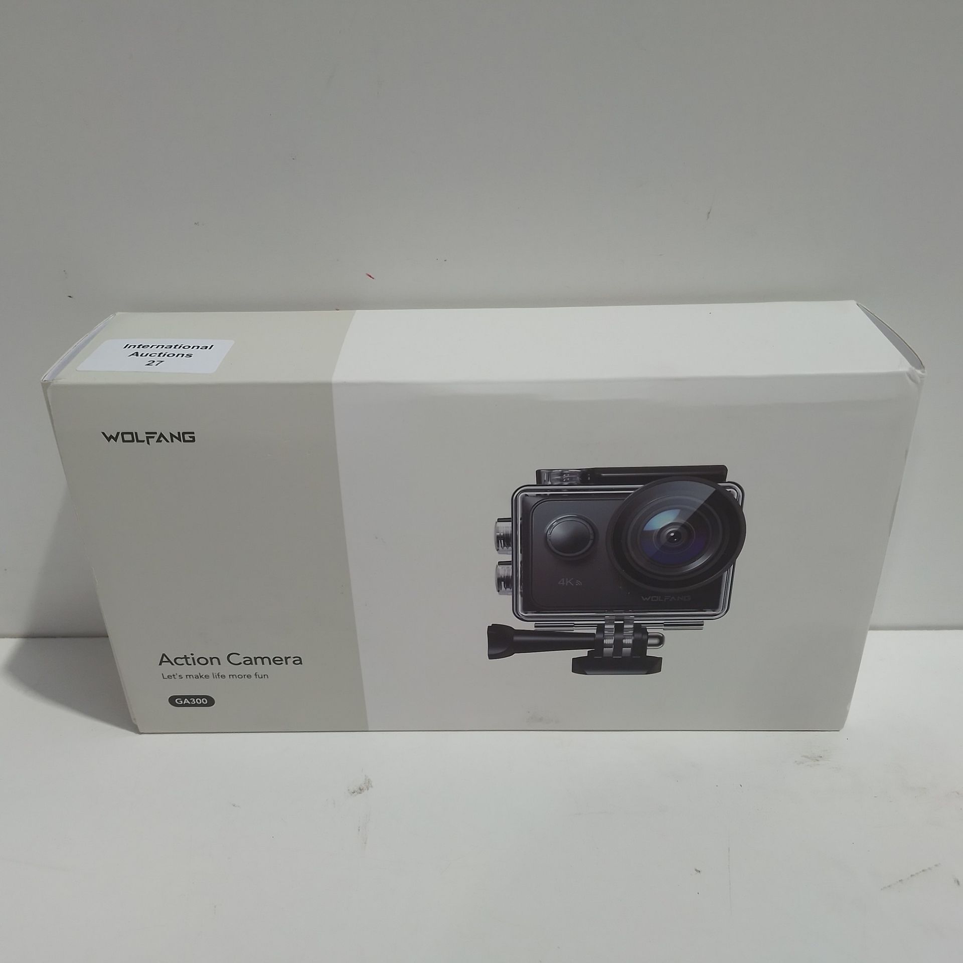 RRP £97.11 WOLFANG Action Camera 4K 60FPS 24MP GA300 - Image 2 of 2