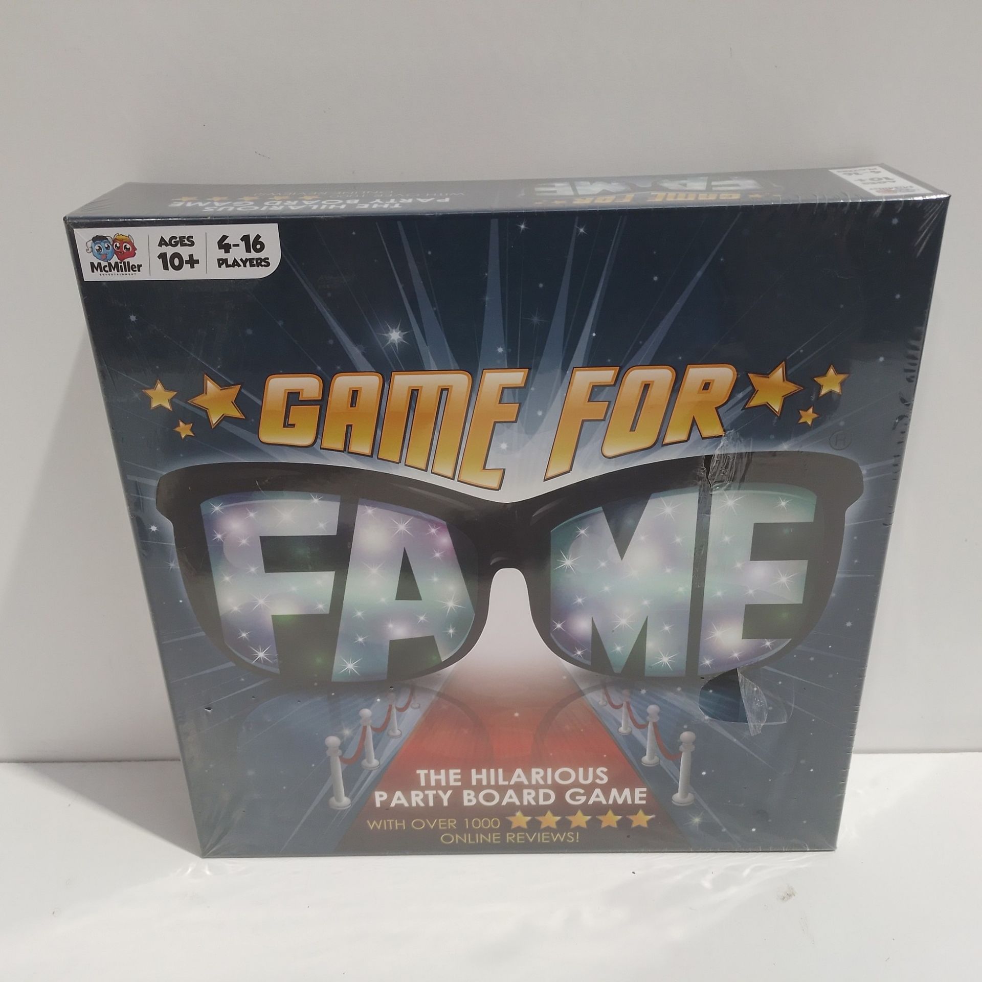 RRP £22.98 BRAND NEW STOCK Game For Fame - The Hilarious Party Board Game - Easy to Play Fun Challe