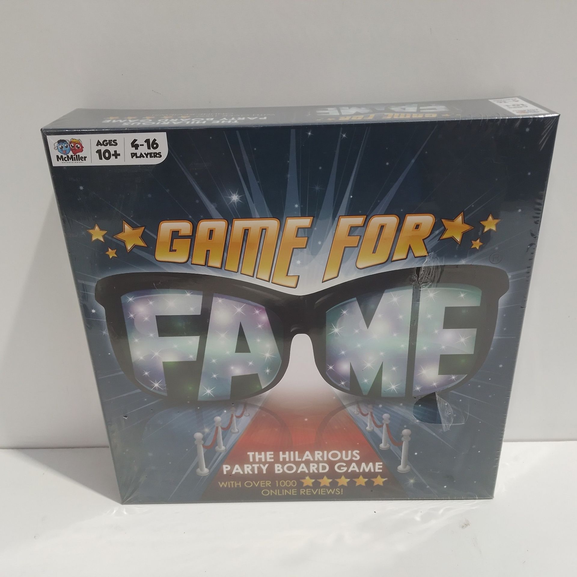 RRP £22.98 BRAND NEW STOCK Game For Fame - The Hilarious Party Board Game - Easy to Play Fun Challe