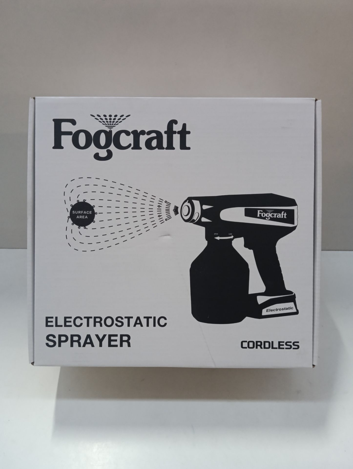 RRP £53.02 Fogcraft 1L 12V Lithium Battery Handheld Electrostatic Sprayer - Image 2 of 2