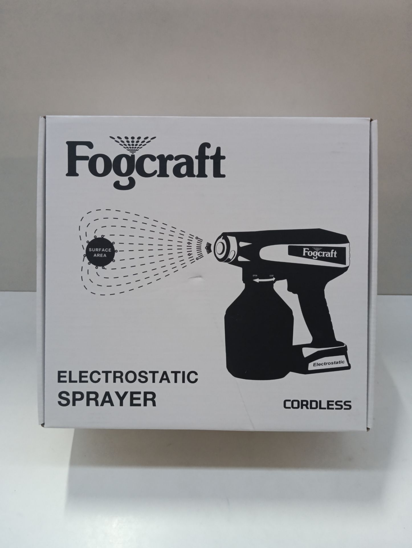 RRP £53.02 Fogcraft 1L 12V Lithium Battery Handheld Electrostatic Sprayer - Image 2 of 2