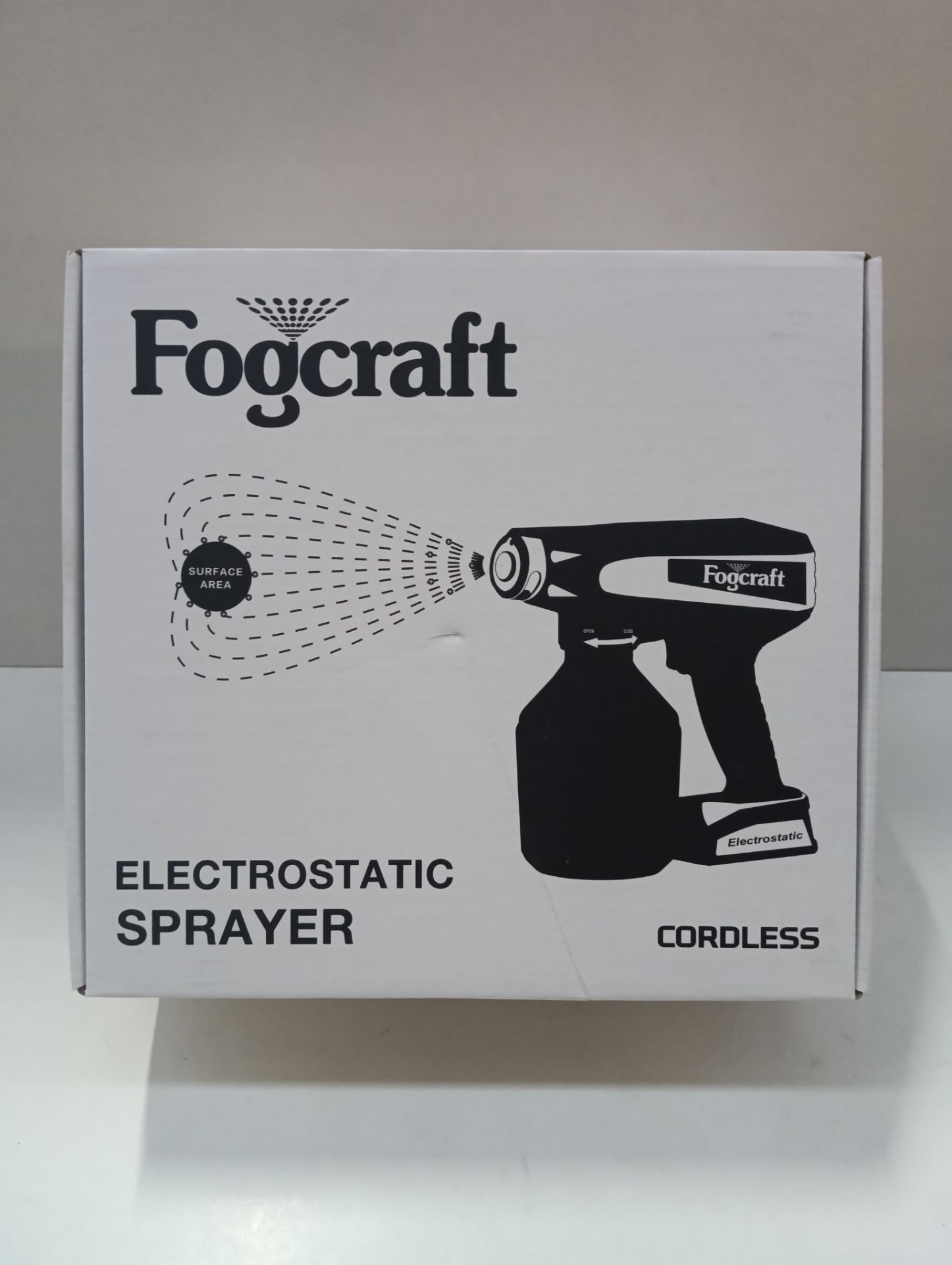 RRP £53.02 Fogcraft 1L 12V Lithium Battery Handheld Electrostatic Sprayer - Image 2 of 2