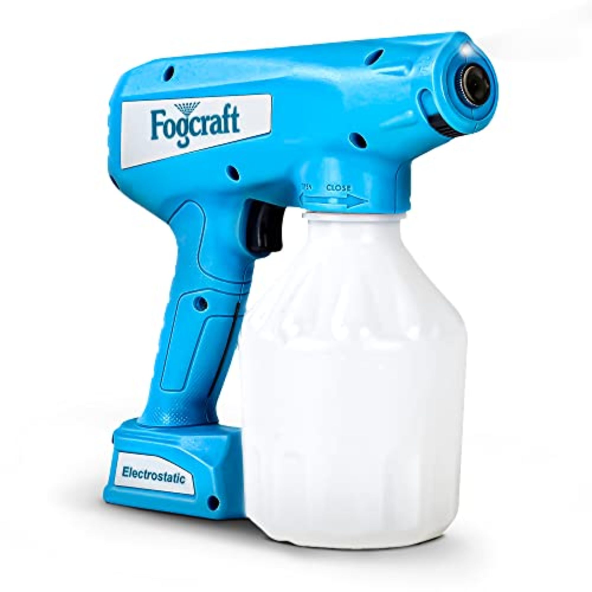 RRP £53.02 Fogcraft 1L 12V Lithium Battery Handheld Electrostatic Sprayer