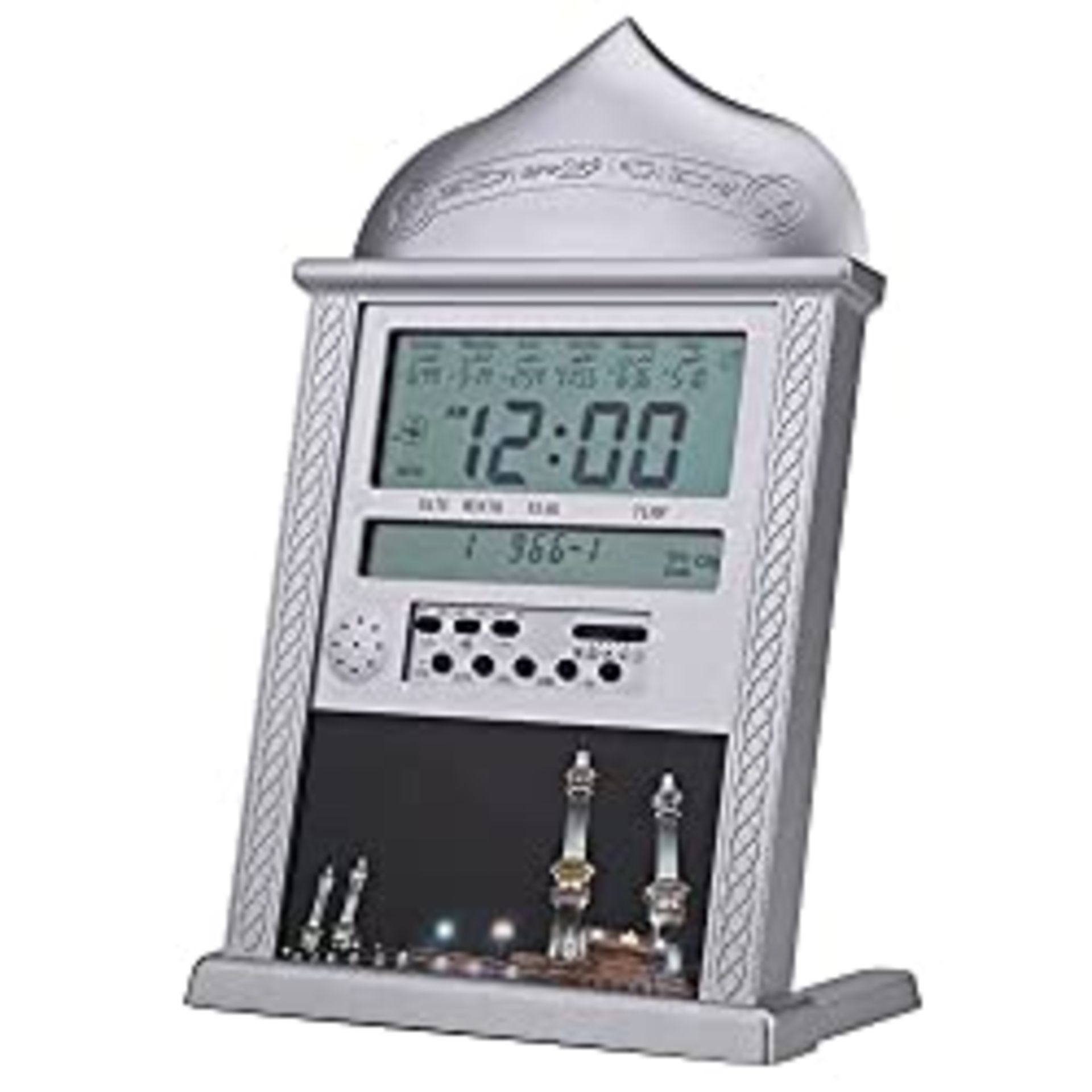 RRP £55.37 Islamic Azan Alarm Clock Muslim Azan Wall Clock Prayer
