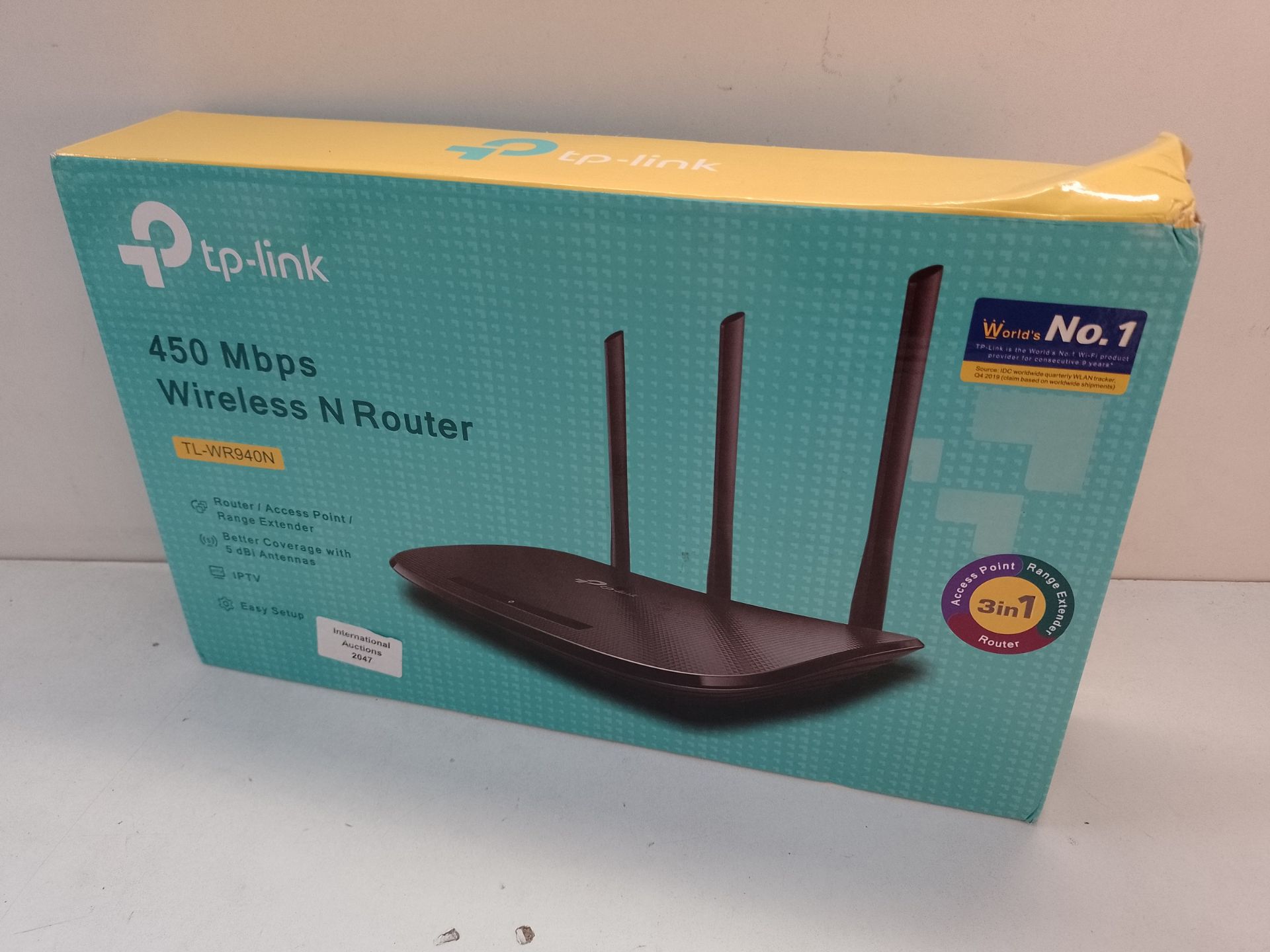 RRP £27.24 TP-Link TL-WR940N 450Mbps Wireless N Cable Router - Image 2 of 2