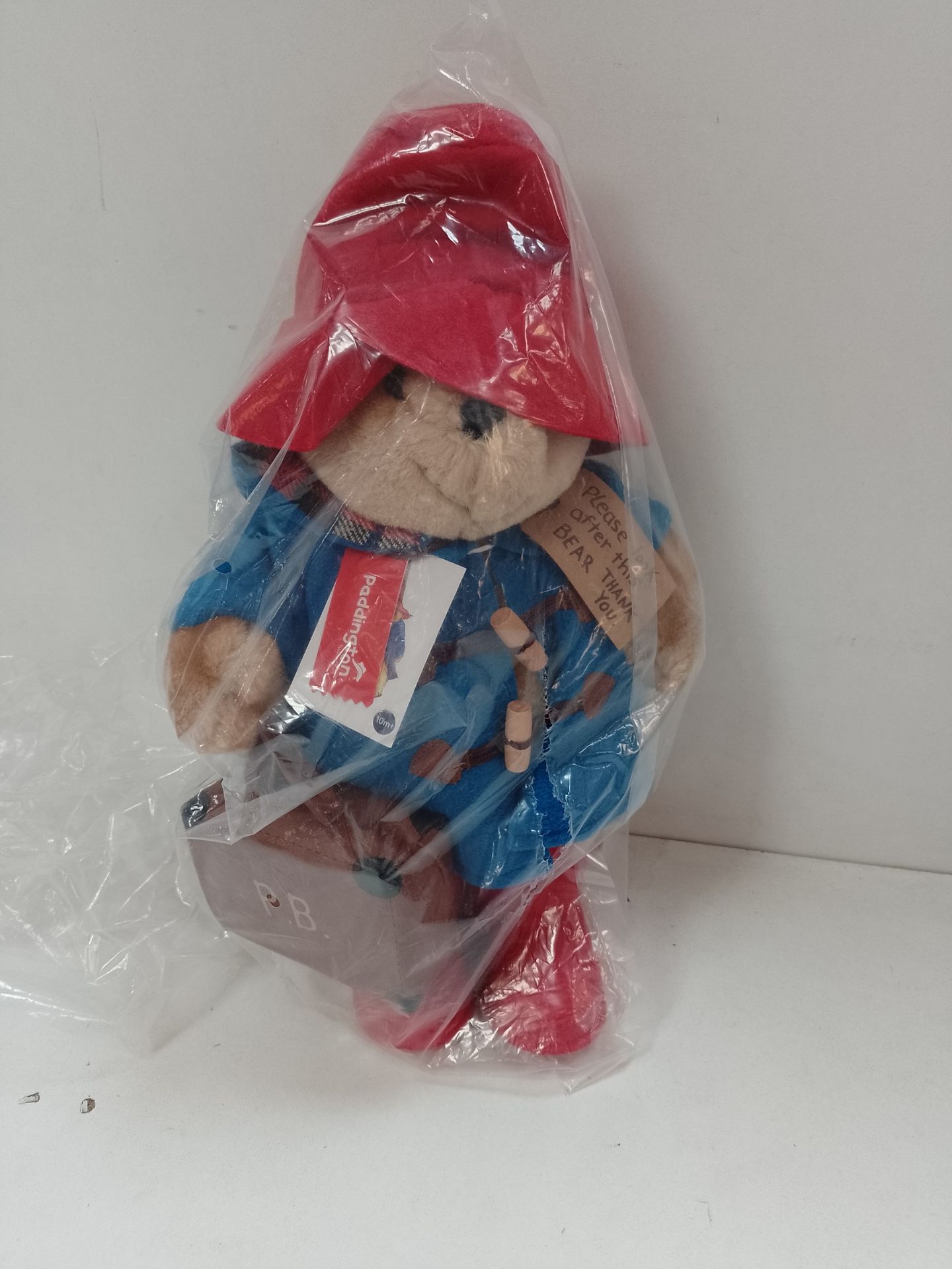 RRP £36.84 Rainbow Designs Classic Paddington with Boots and Suitcase 36cm - Image 2 of 2