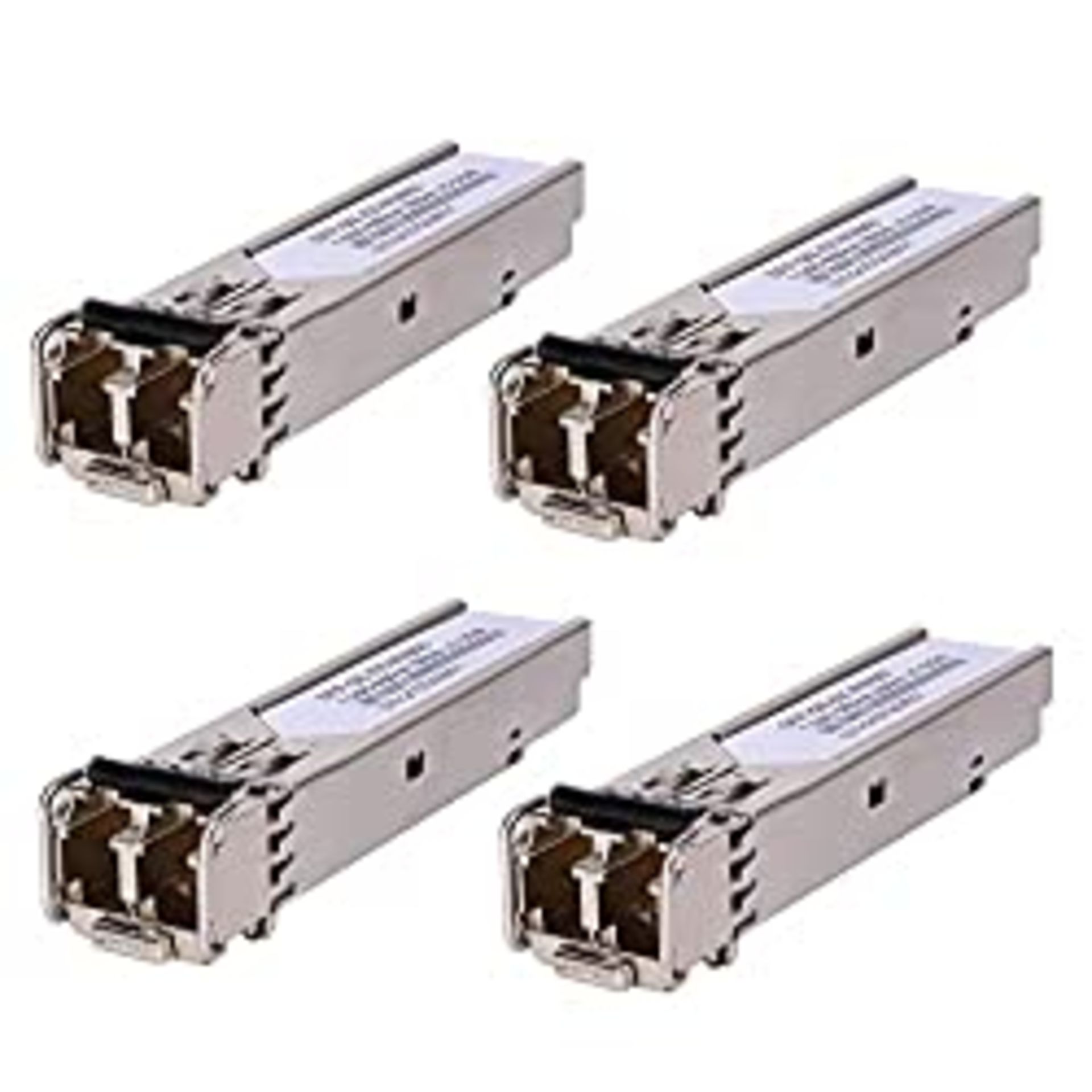 RRP £52.94 4 Pack 1.25G 850nm Multimode SFP LC Transceiver Fiber