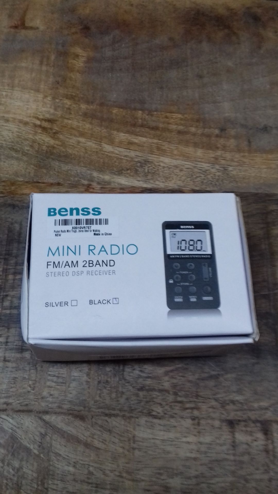 RRP £15.62 Portable Radio Mini Radio Pocket AM FM Personal Radio - Image 2 of 2