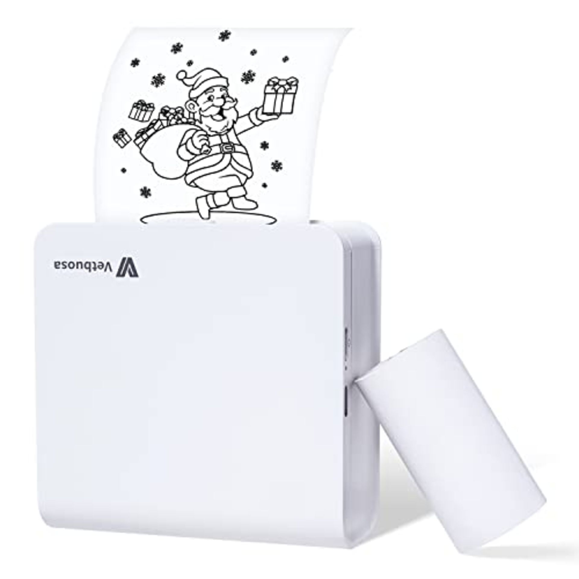 RRP £36.84 Vetbuosa Mini Pocket Printer with Print Paper