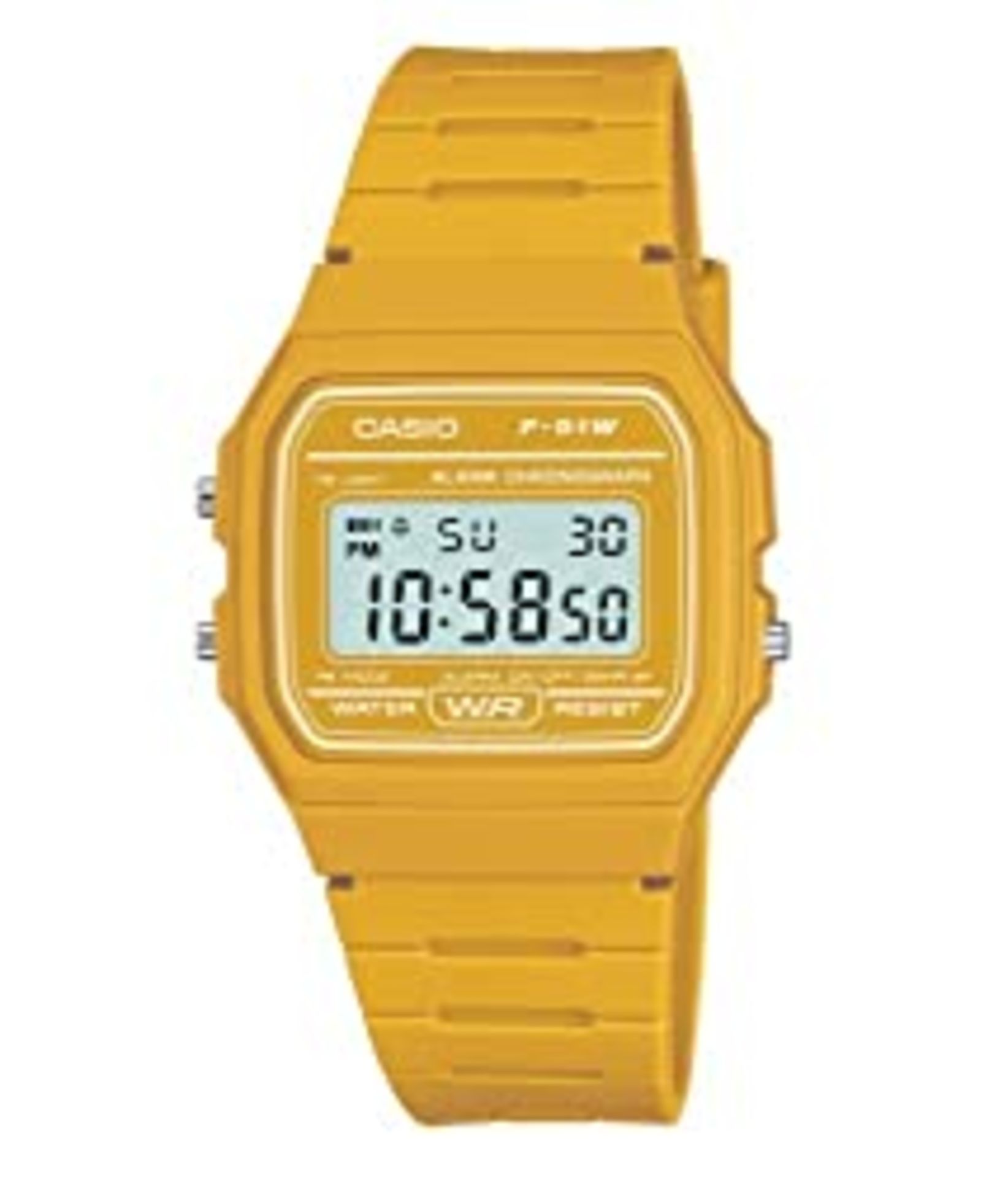 RRP £31.05 Casio Men's Yellow Digital Watch with Resin Strap F-91WC-9AEF