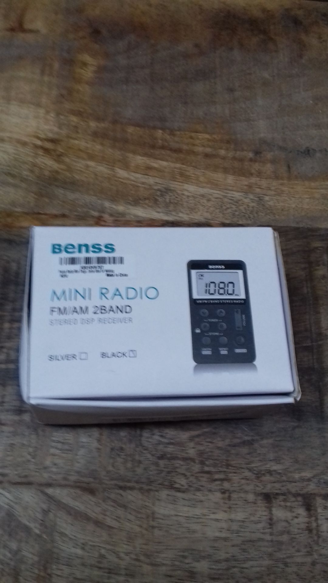 RRP £15.62 Portable Radio Mini Radio Pocket AM FM Personal Radio - Image 2 of 2