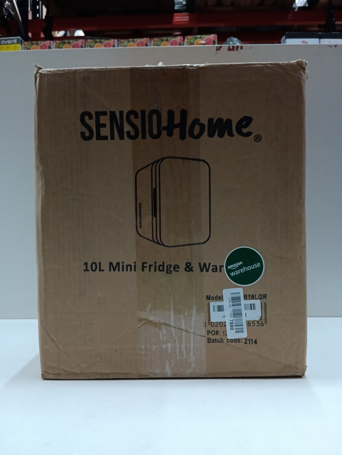 RRP £70.30 SENSIOHOME 10L Mini Fridge Cooler & Warmer | AC+DC Power - 12v - Image 2 of 2