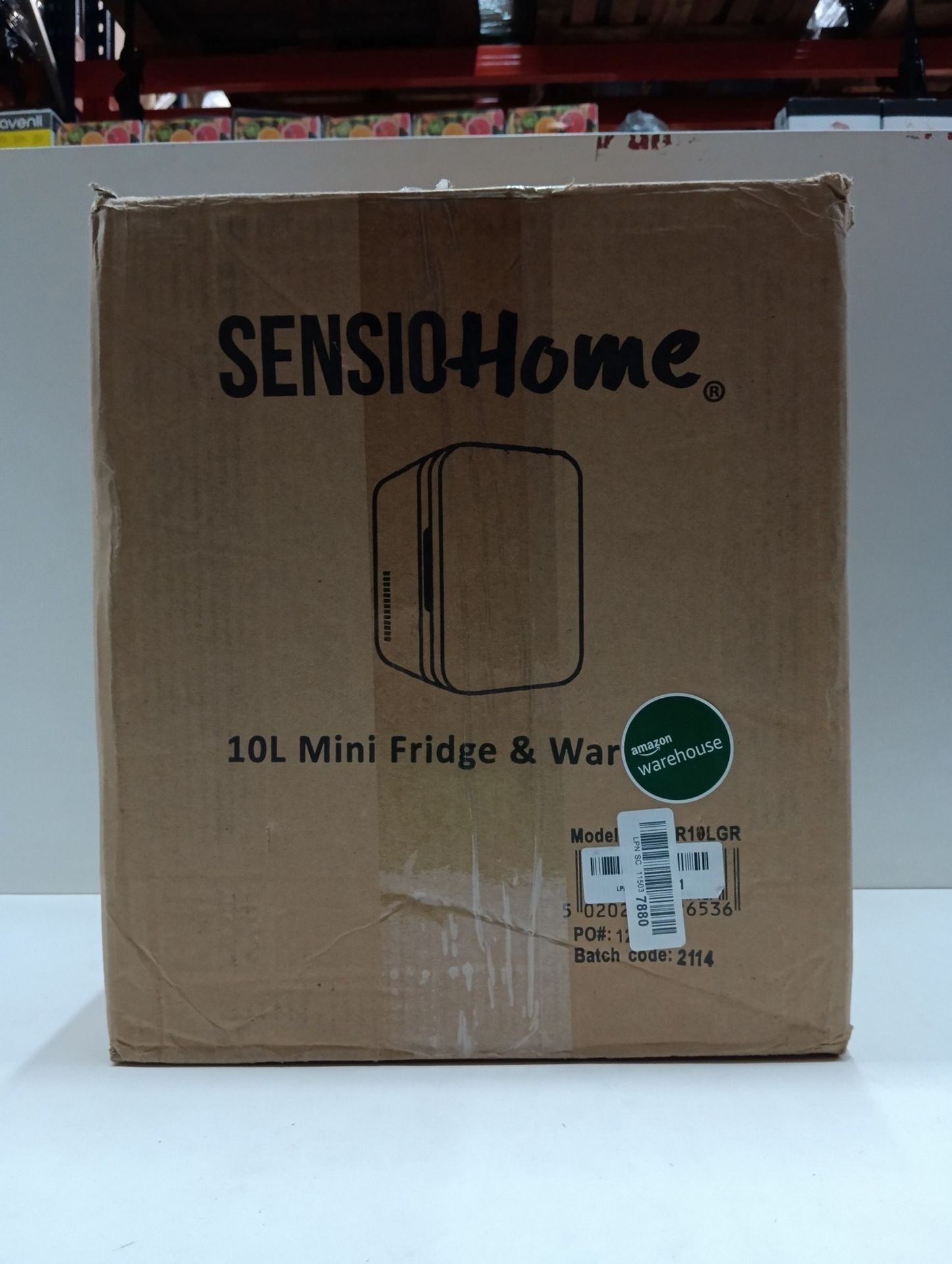 RRP £70.30 SENSIOHOME 10L Mini Fridge Cooler & Warmer | AC+DC Power - 12v - Image 2 of 2