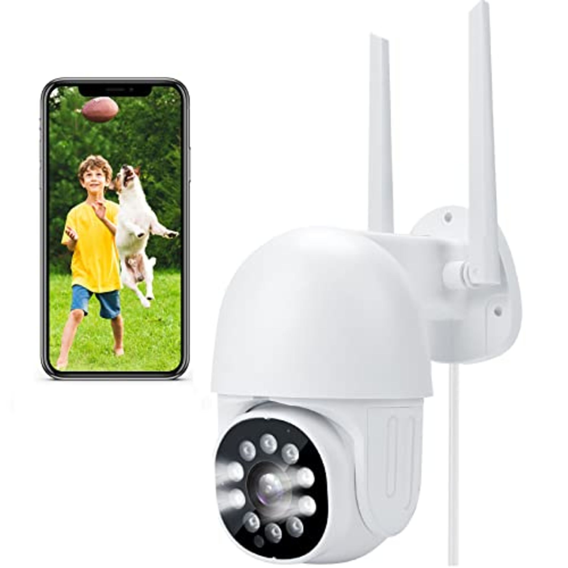 RRP £33.49 Security Camera Outdoor - Image 2 of 2