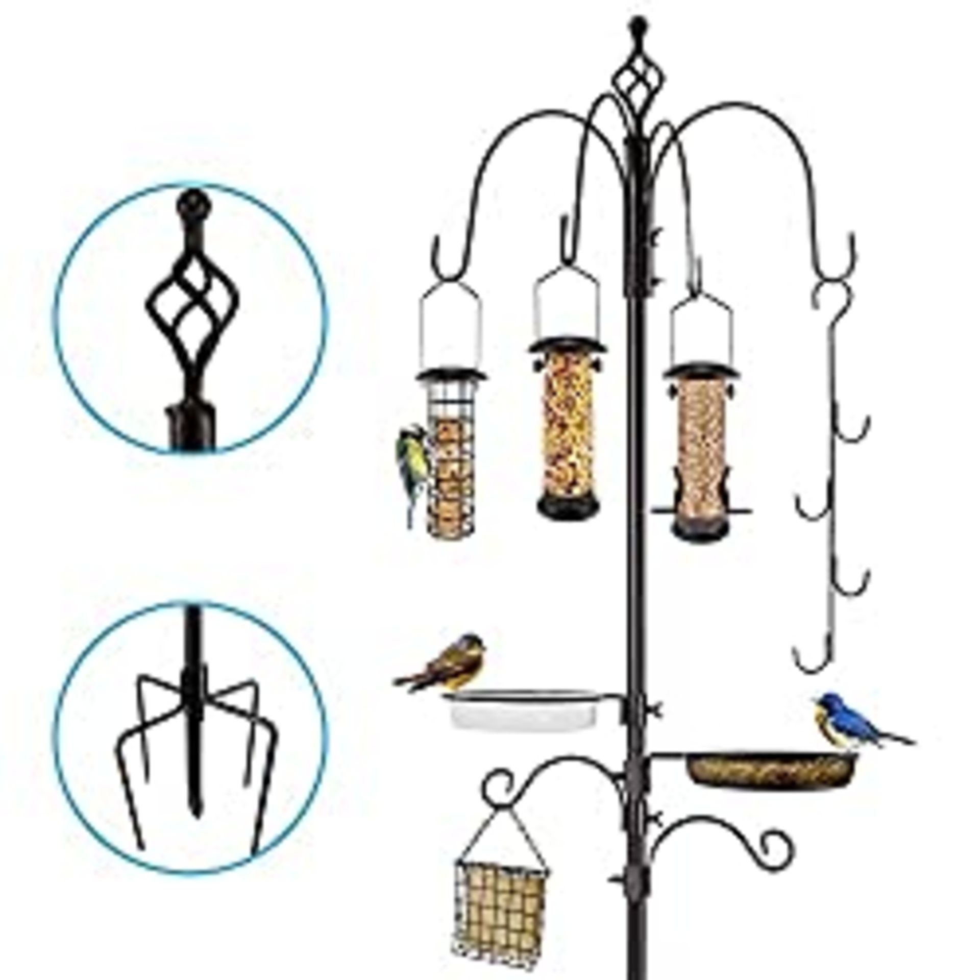 RRP £51.35 Urban Deco Wild Bird Feeding Station Kit Heavy duty