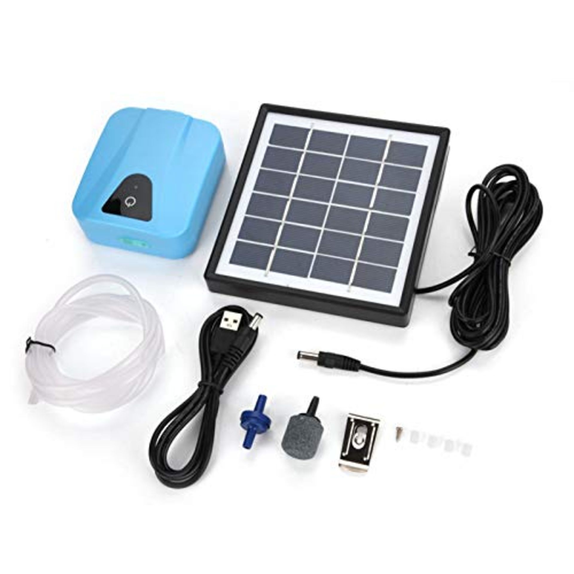 RRP £30.12 Solar Aquarium Air Pump - Image 2 of 4