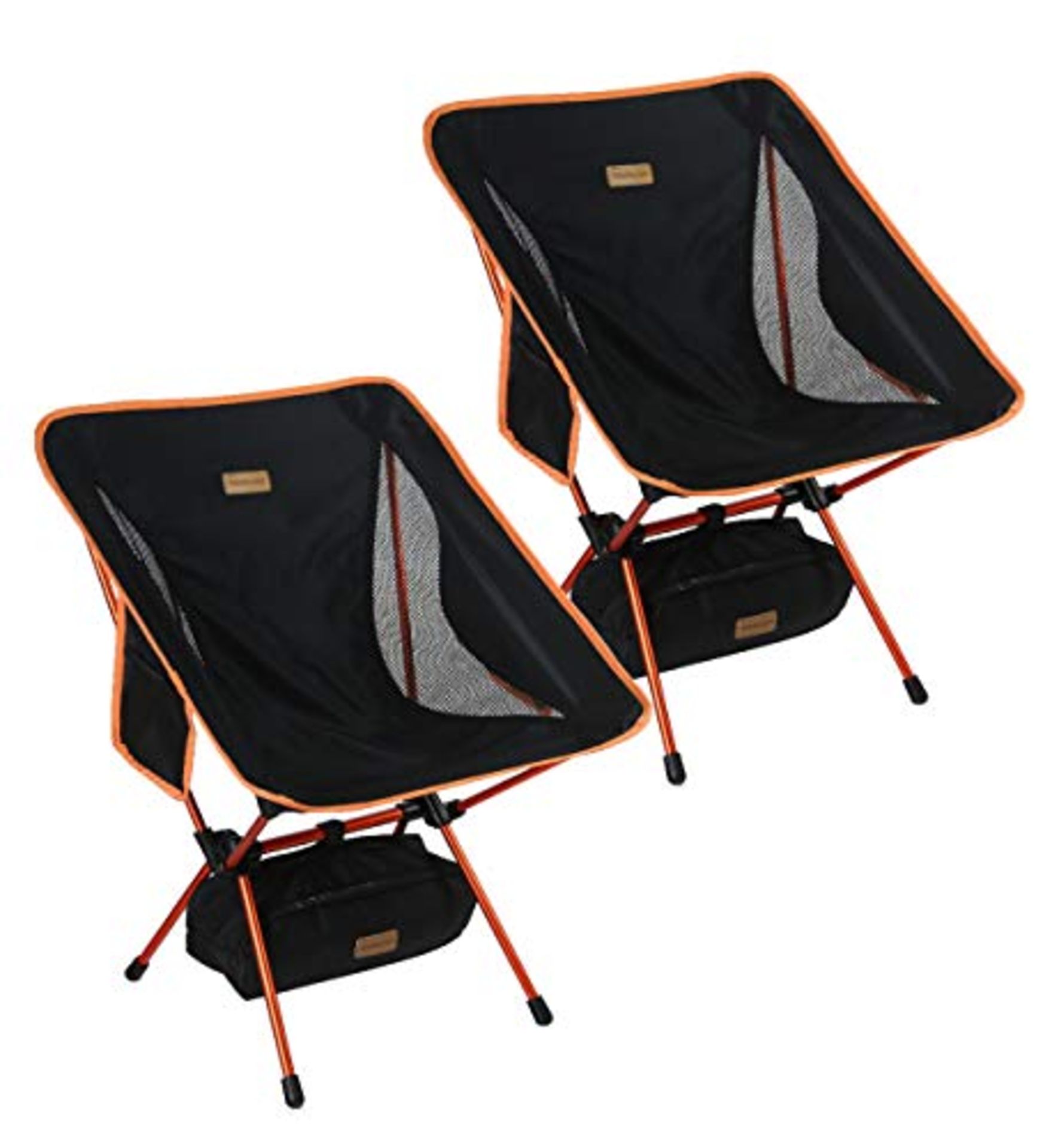 RRP £80.39 TREKOLOGY Chair Ultra Lightweight Camping Chairs for Adults Set of 2