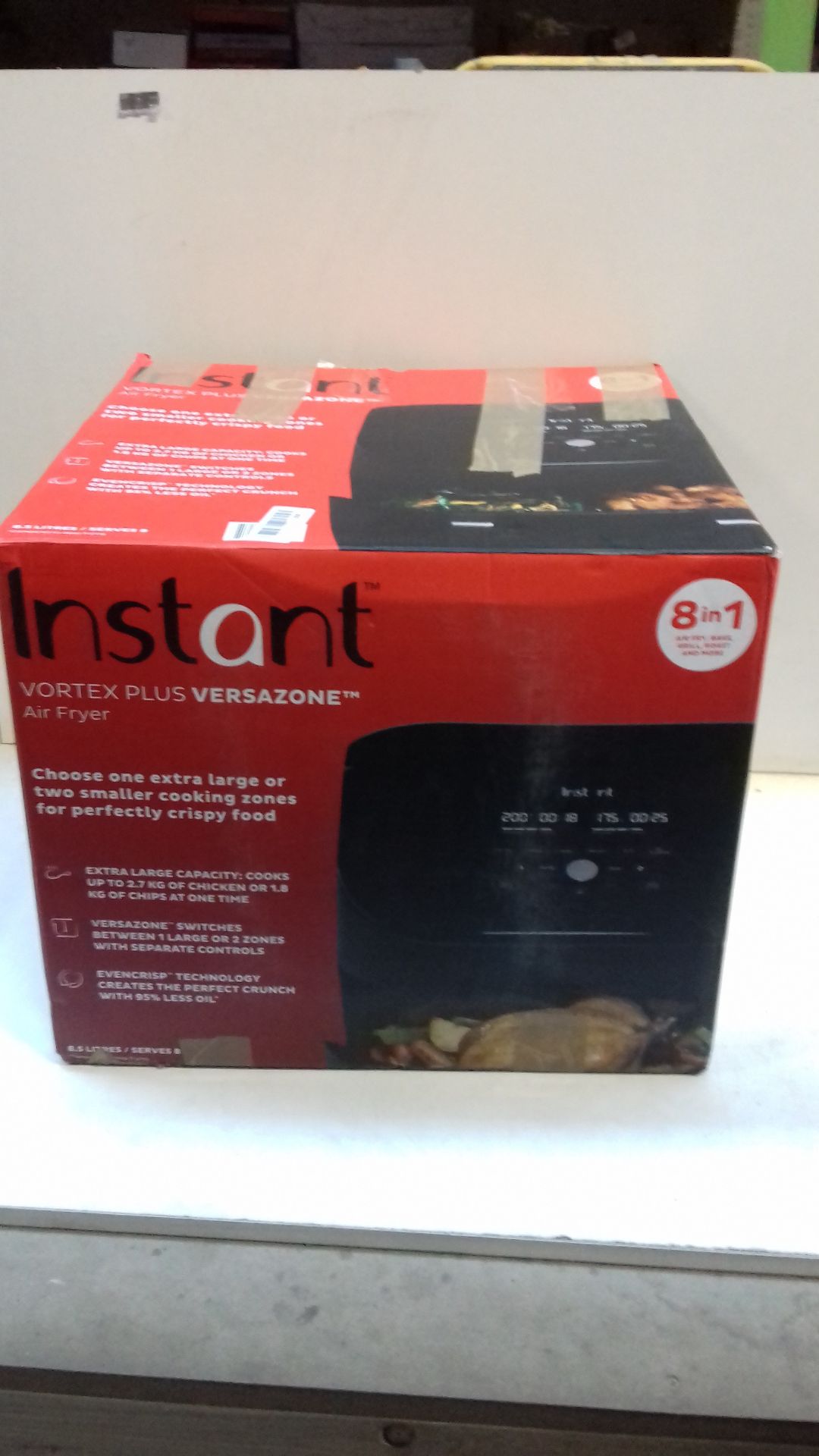 RRP £178.65 Instant Vortex Plus VersaZone-8.5L XL/Dual Air Fryer - Image 2 of 2