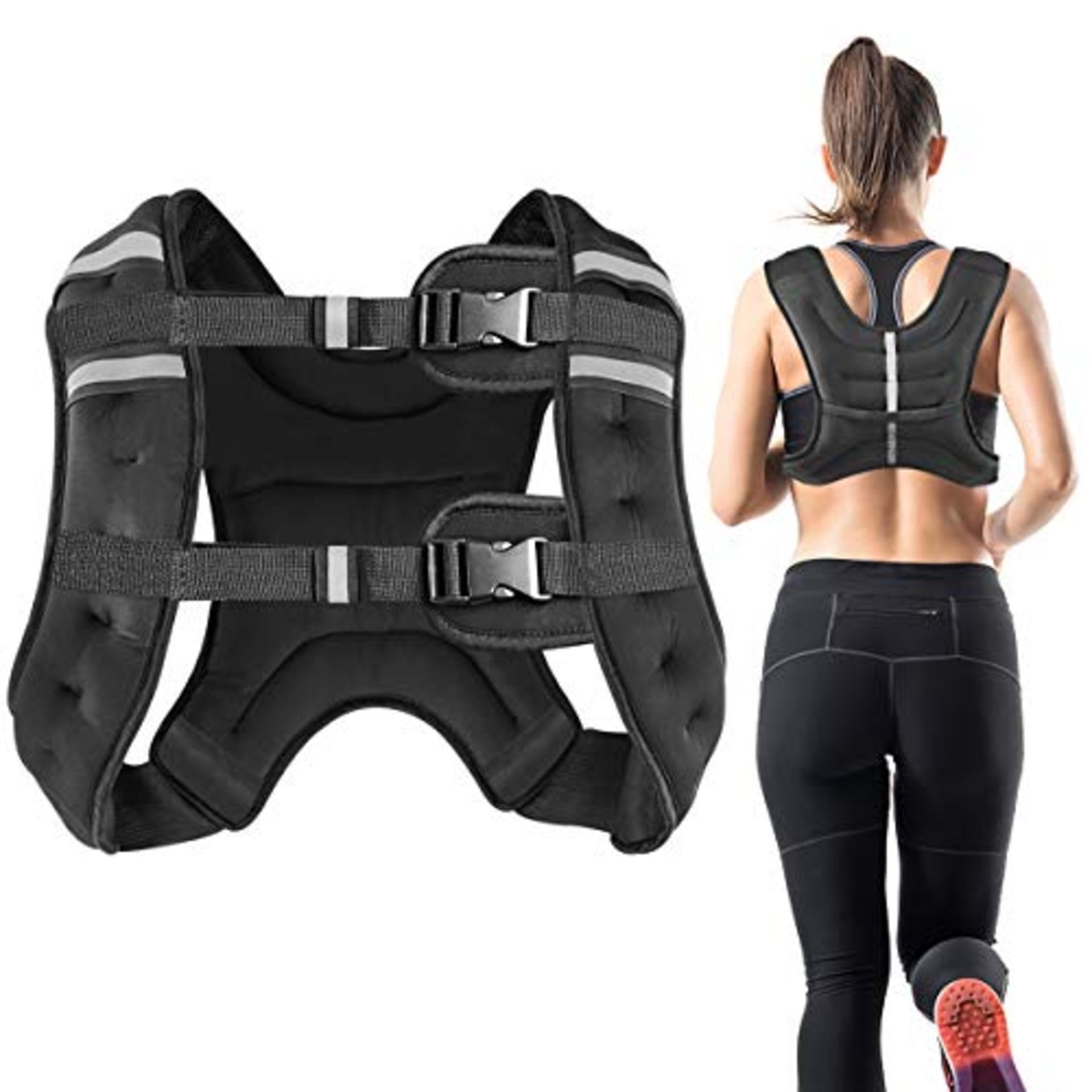 RRP £55.82 Vailge Weighted Vest 2kg 5kg 10kg 15kg Weight Vest