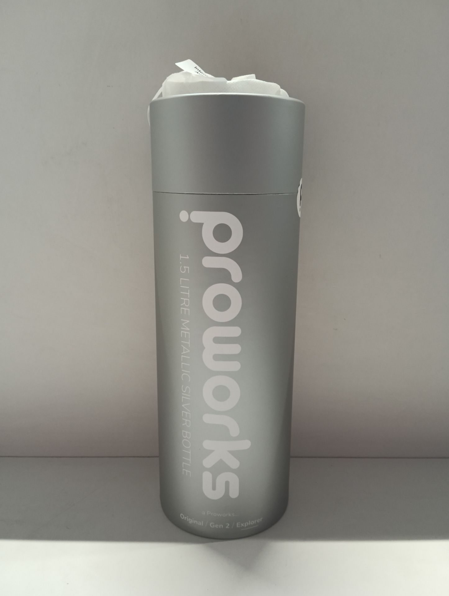 RRP £29.61 Proworks Stainless Steel 1.5l Water Bottle | Double - Image 2 of 2