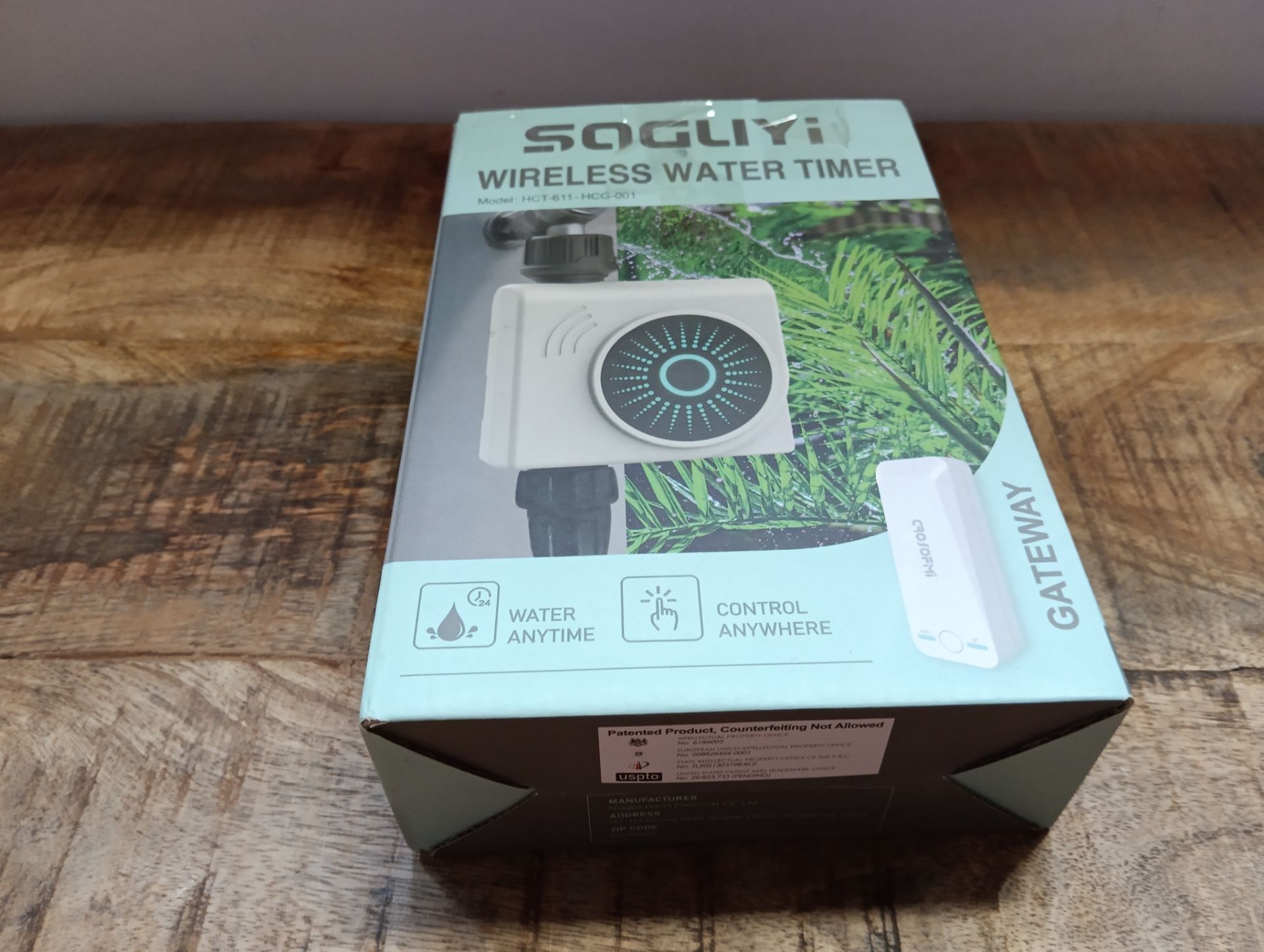 RRP £47.45 SOGUYI Sprinkler Timer WIFI Watering Timer - Image 2 of 2