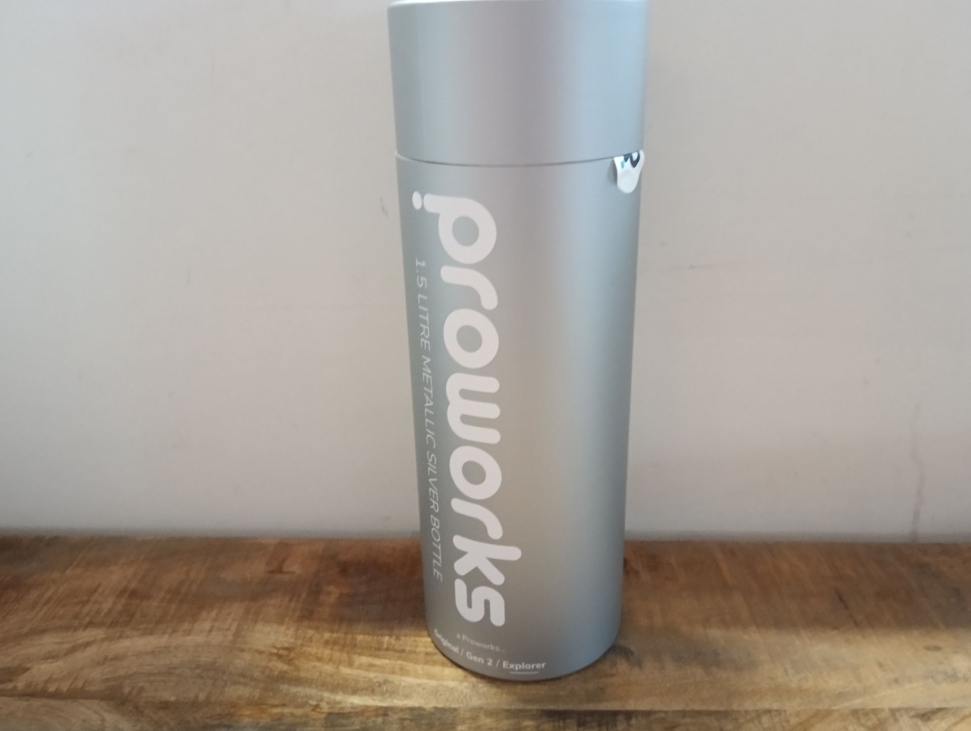 RRP £29.61 Proworks Stainless Steel 1.5l Water Bottle | Double