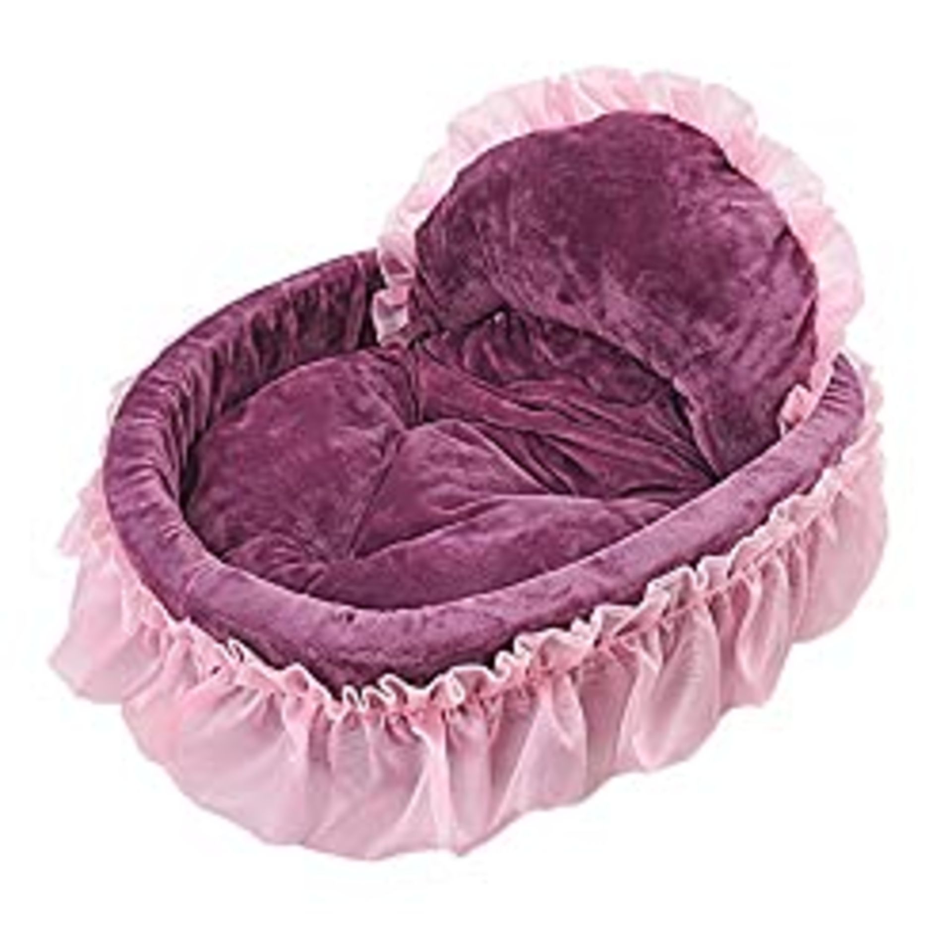 RRP £26.77 WYSBAOSHU Lace Princess Dog Cat Pet Bed Sofa (S, Purple)